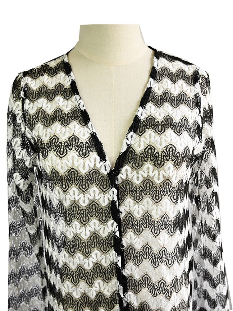 New Lace Beach Cover Up Sarong Beach Wrap Pareos Para Playa 2024 Swimwear Cover Up Women Robe Plage Beach Kaftan Beach Dress