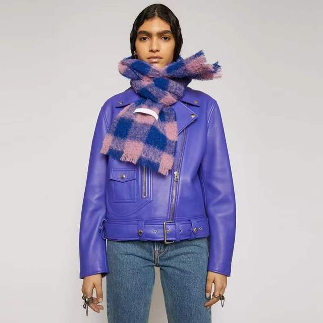 New Scarf Autumn and Winter Multicolor Thickened Plaid Scarf The Same Length Warm Shawl For Men and Women Scarves 40