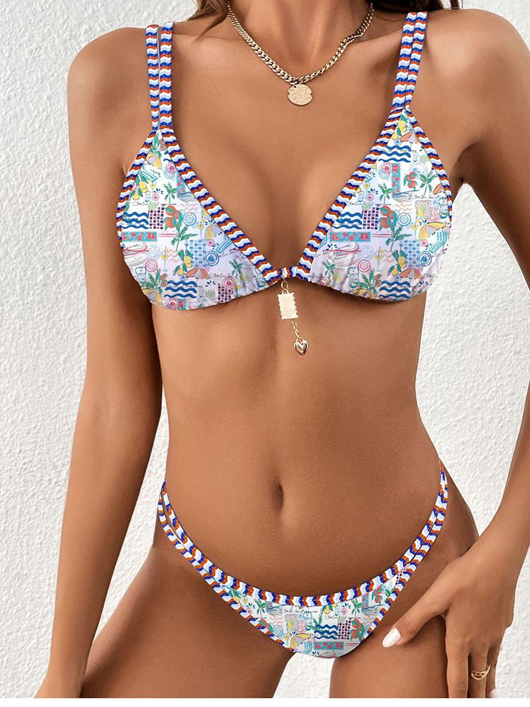 Sexy Triangle Micro Bikini Set W