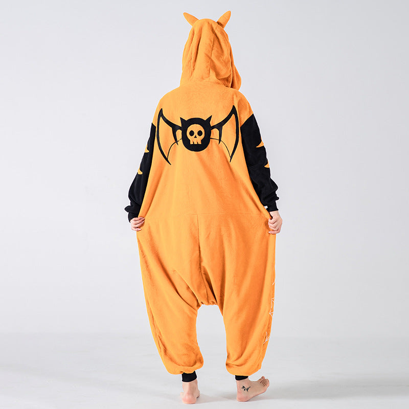 Wholesale Halloween Devil's Son One-piece Pajamas Cosplay Festival Costume Hooded Cute Home