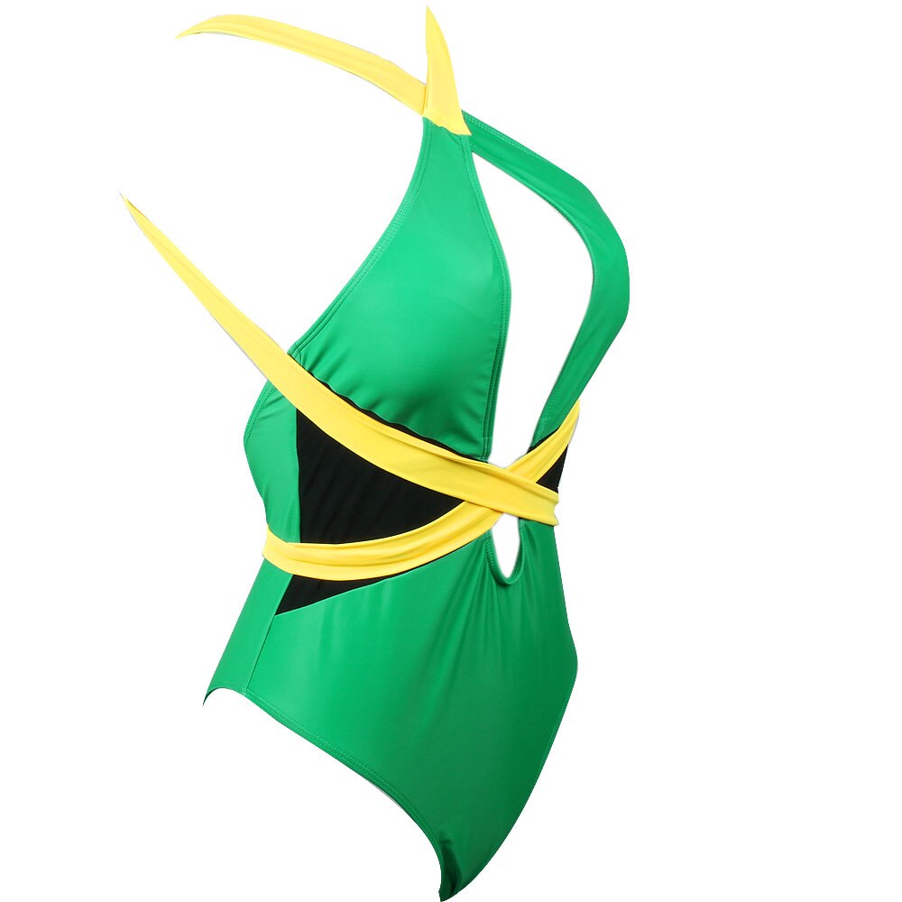 One Piece Caribbean Flag Rasta Body Shaping Monokini Swimsuit Swimwear Bathing Suit