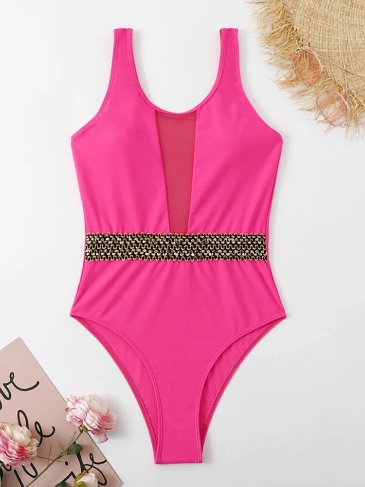 One Piece Swimsuit Woman 2024 Sexy V One Shoulder Swimwear Female Monokini Swimming for Women Bathing Suit Bodysuit Beach Wear