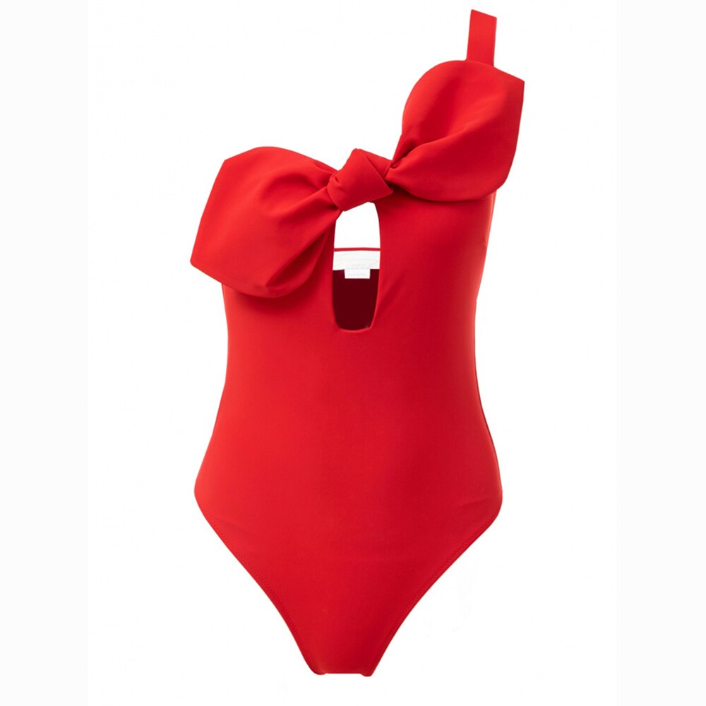 One-Shoulder Fashion One-Piece Swimsuit