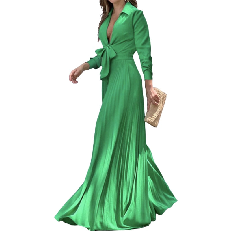 Onecozyday Stylish Sleeveless Lace-Up Pleated Deep V-Neck Sexy Jumpsuits 2024 Summer Vacation Party Prom Jump Suits For Women