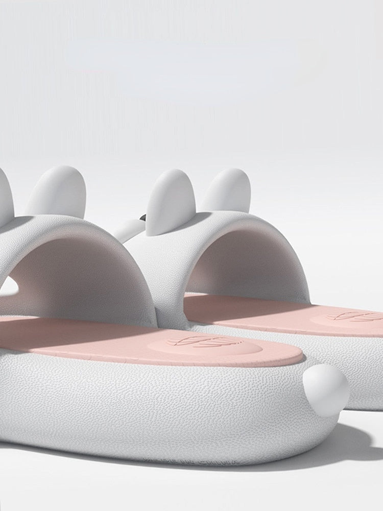 Original Cute Cartoon Radish Rabbit Soft Sole Indoor Anti-skid Thick Sole Sandals Summer Home EVA Slippers Outdoor Slippers