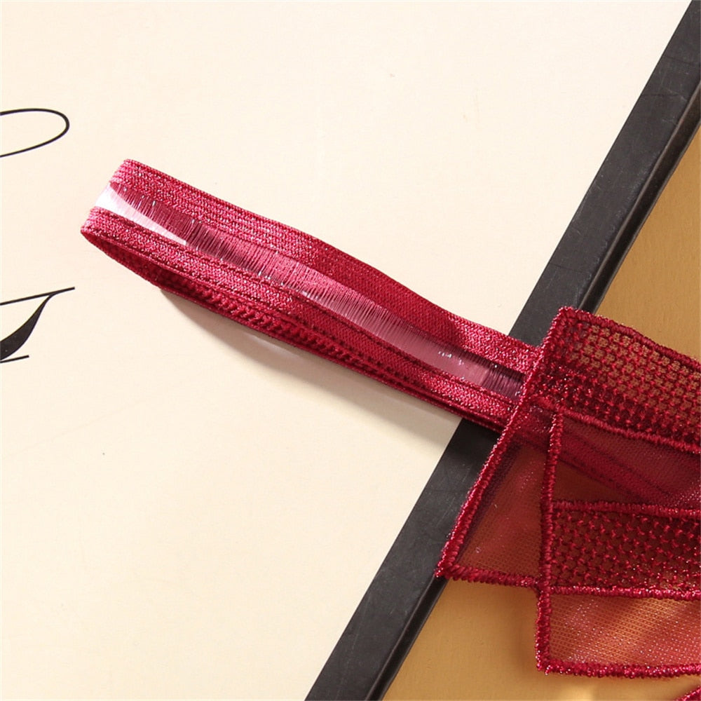 Pearl Pendant Sexy Crotchless Panties