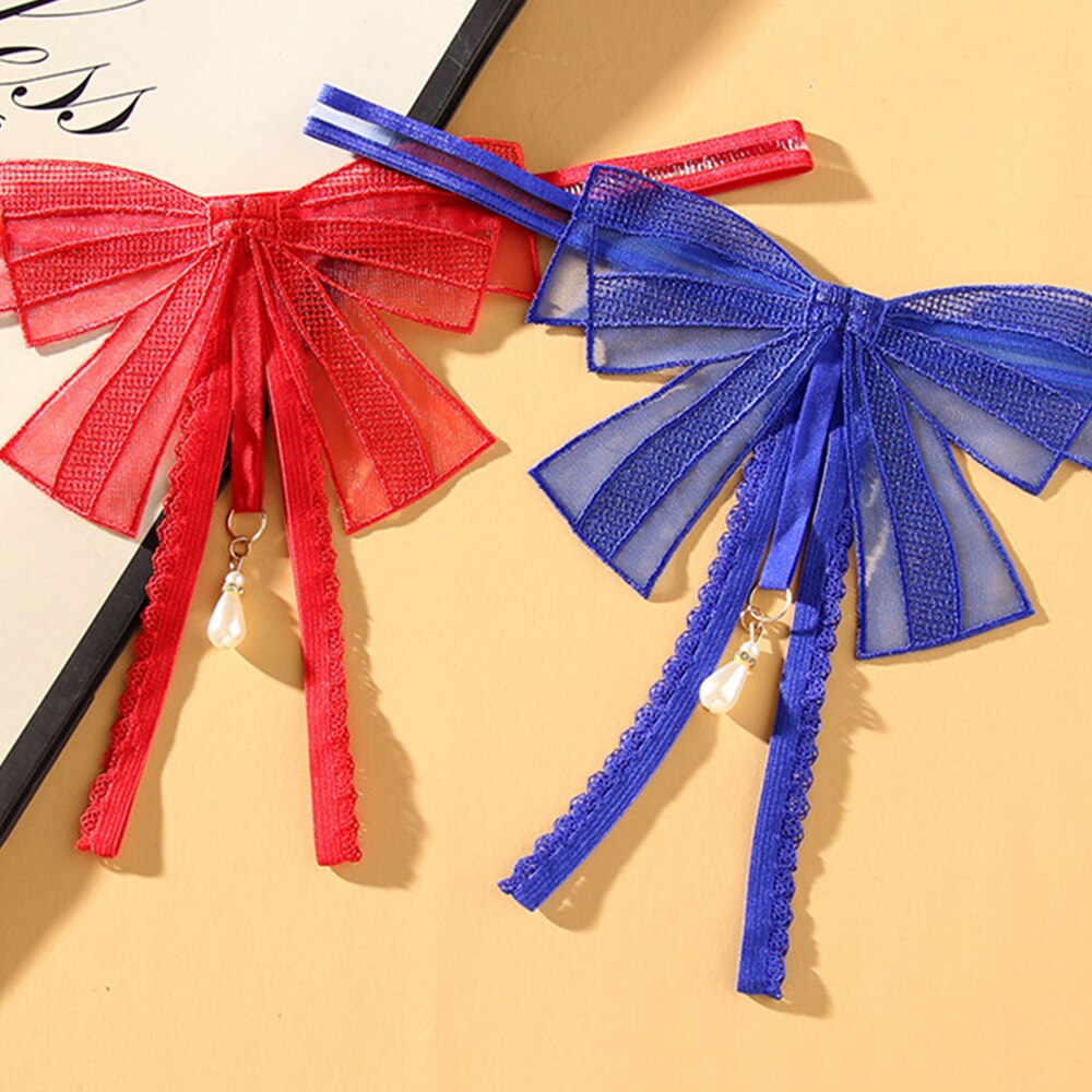 Pearl Pendant Sexy Crotchless Panties