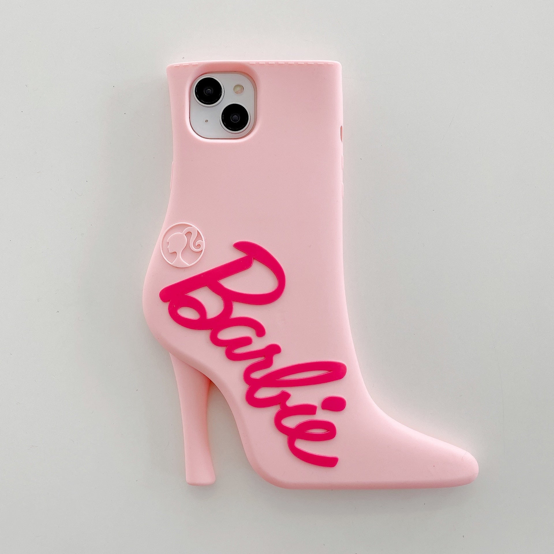 Personality Barbie High Heels Smartphone Shell Y2K Girls Iphone 14Promax Case Fashion Women Soft 13 12 Xr Cell Holder Ins Gifts pink