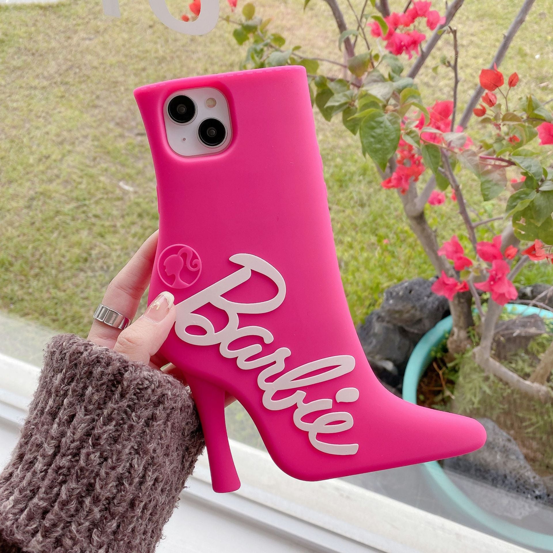 Personality Barbie High Heels Smartphone Shell Y2K Girls Iphone 14Promax Case Fashion Women Soft 13 12 Xr Cell Holder Ins Gifts