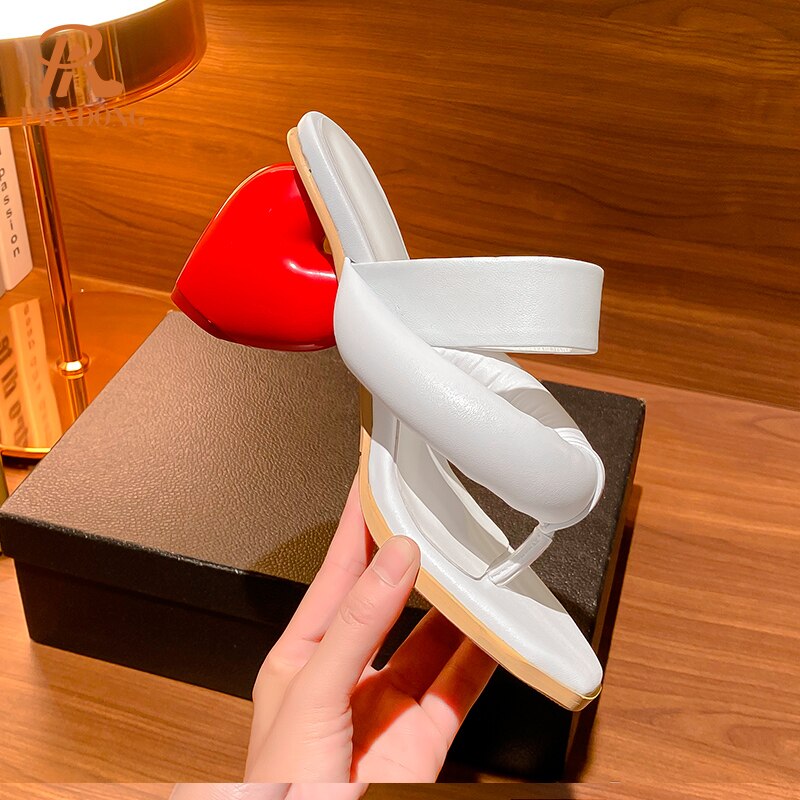 Sexy Summer Japanese Style High Heels Open Toe Black White Apricot Dress Party Casual Female Slippers flip flops Shoes