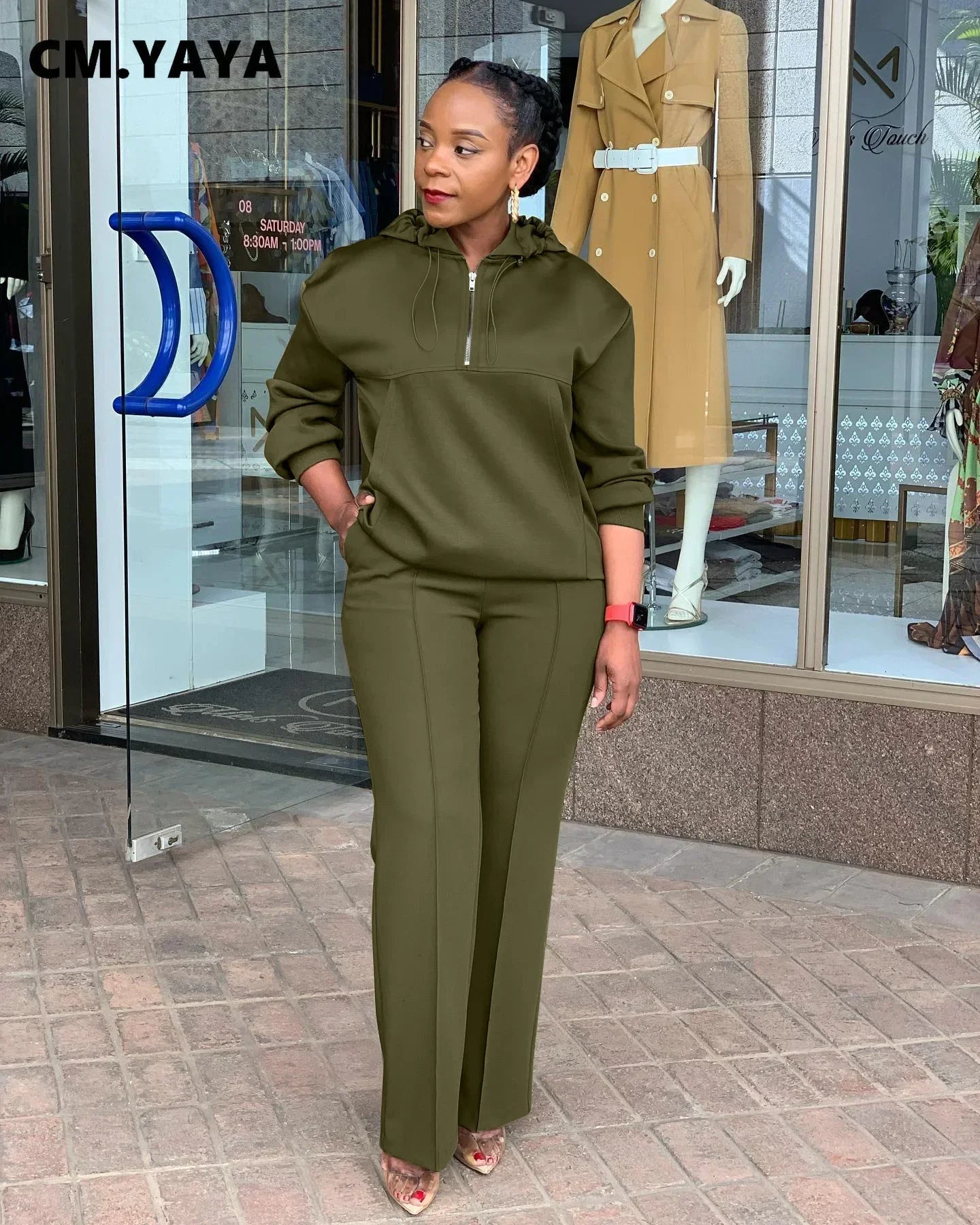 Long Sleeve Women Set Loose Long Sleeve Hoodies Pant Suits 2024 Spring 2 Two Piece Sets Sporty Tracksuits Street Outfits