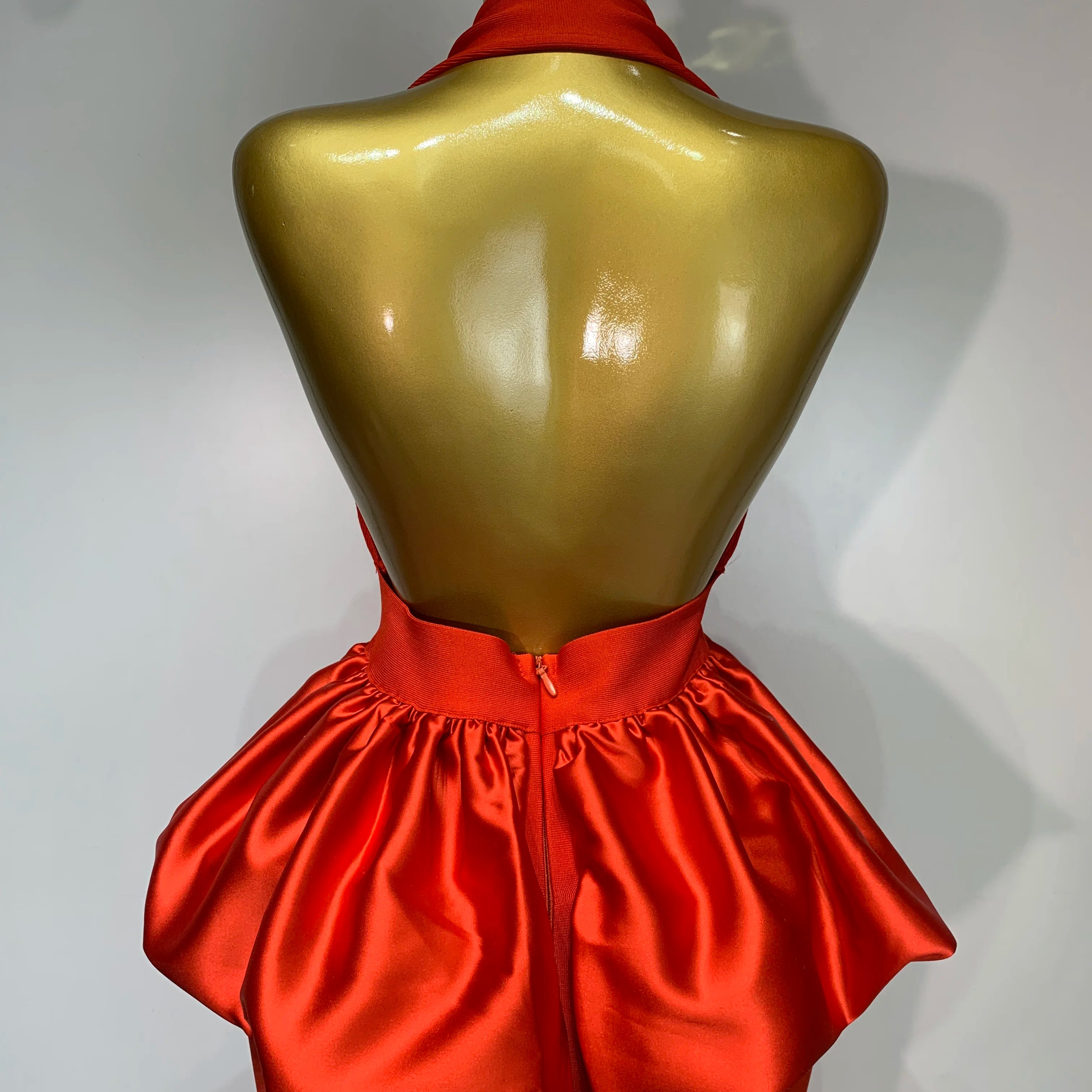 Women Sexy Backless Red Flower Maxi Long Bodycon Bandage Dress 2025 Celebrity Elegant Evening Party Nightclub Photo Shoot Dress