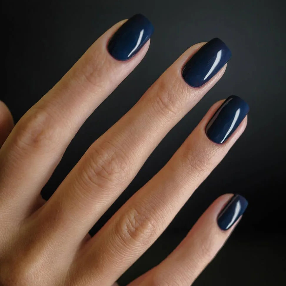 24pcs/set short square fake nails for women girls Pink green blue yellow purple tips faux ongles press on false nail supplies 728