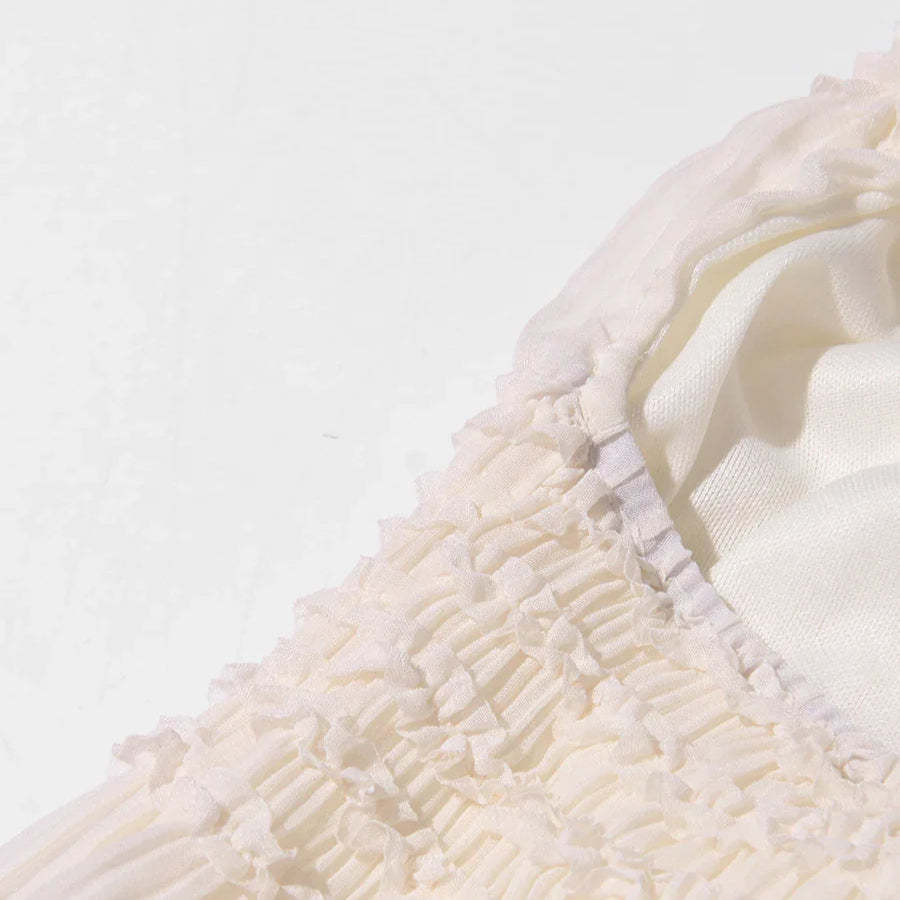 Slimming Sheer Spliced Striped Casual Dresses for Women Halter Neck Sleeveless Backless Dress Female Fashion New