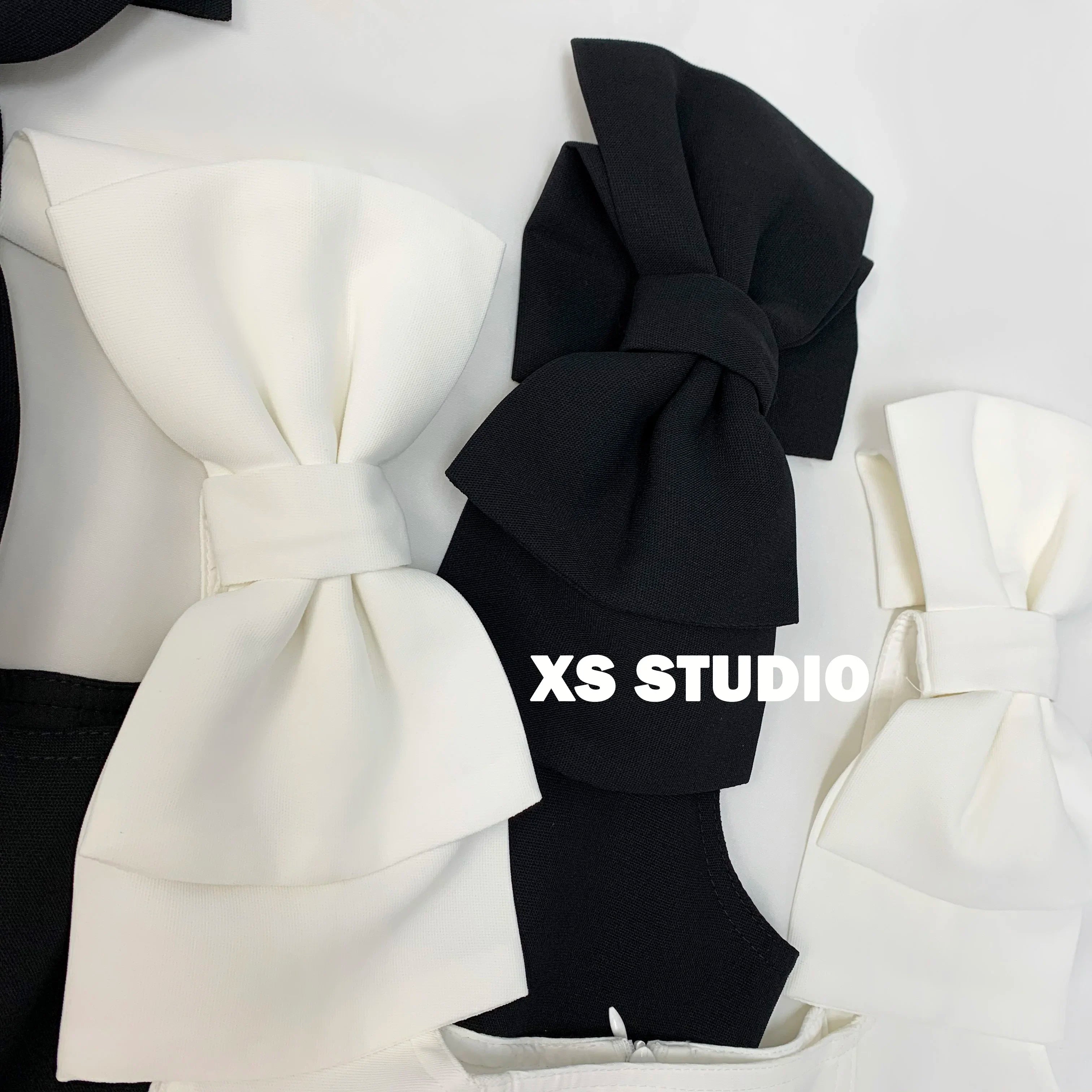 French New Female Sexy Bow Above Knee Suspender Dress Women's Summer Fashion Elegant Sleeveless A- Line High Waist Dress