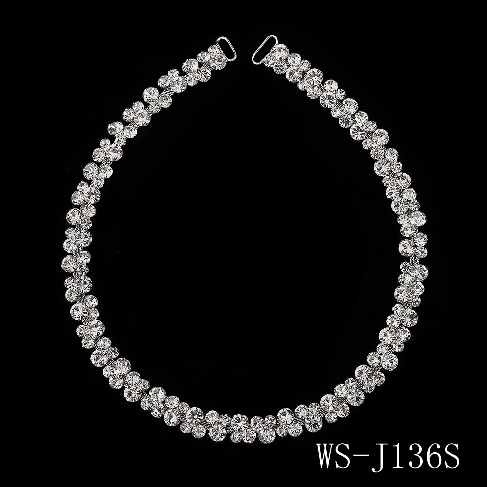 Bridal Handmade Rhinestone Belts for Women Accessories Party Crystal Wedding Dress Belt Strass Bride Sash Bridesmaid Gift WS-J136S