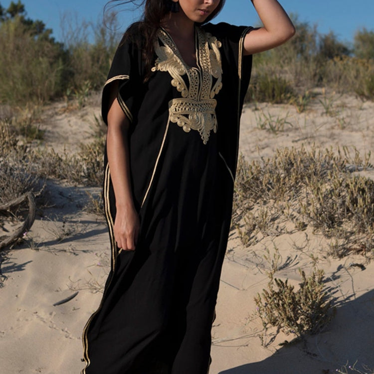 Plus Size Kaftan Tunic Beach Dress Swim Wear Bathing Suit Cover Up