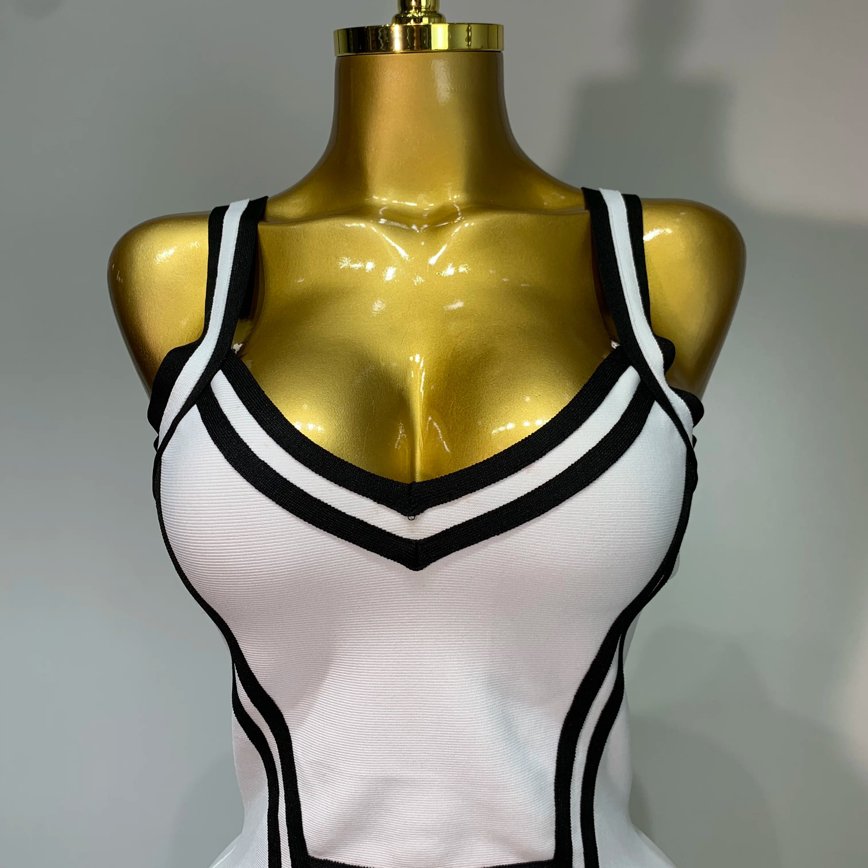 Women Sexy Backless Ruffled Edge Bodycon Bandage Dress 2025 Celebrity Elegant Evening Party Luxury Birthday Club Dress