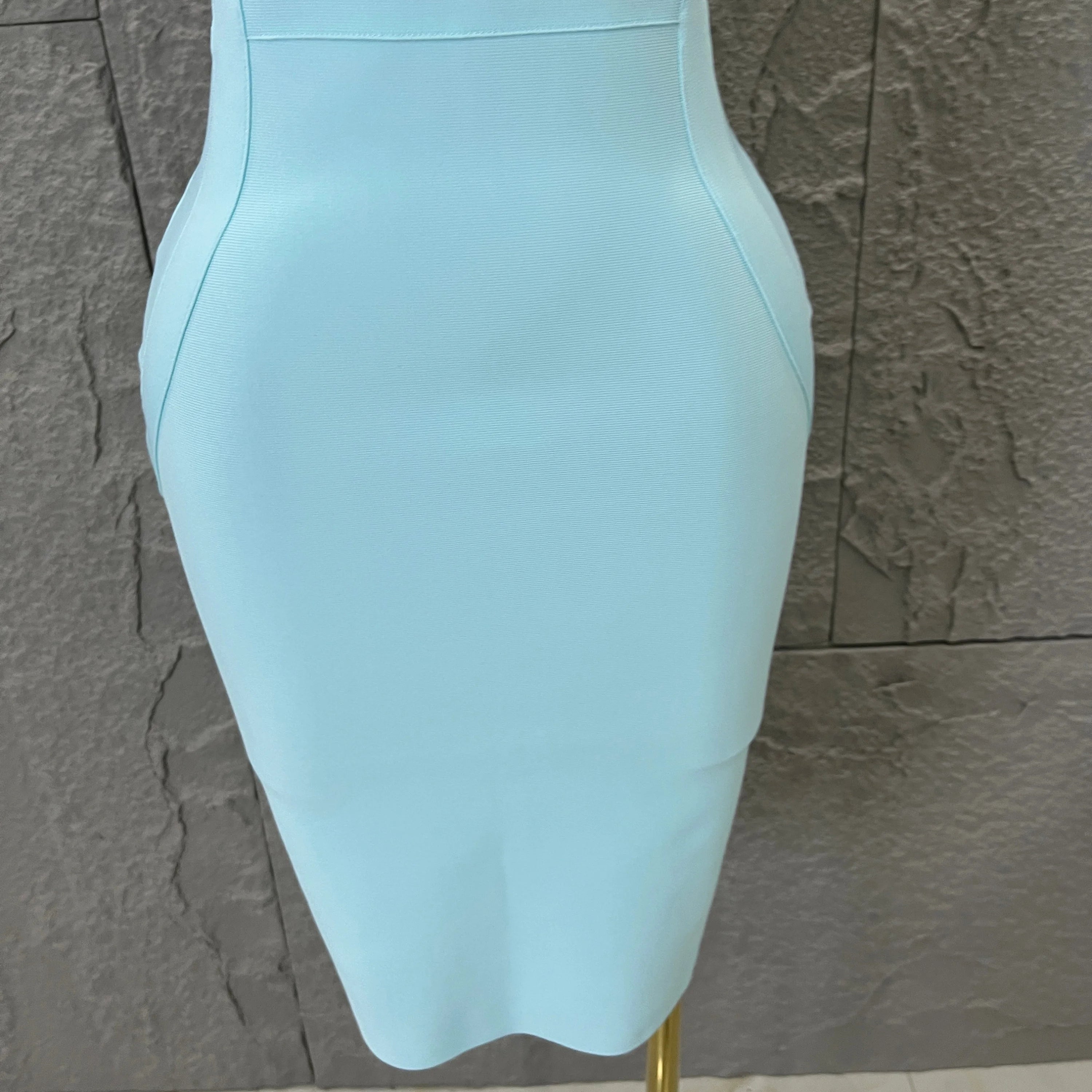Elegant Sweetheart Neck Bandage Dress Crisscross Bust Slim Fit Midi Evening Banquet Formal Dinner Wedding Guest Cocktail Outfit