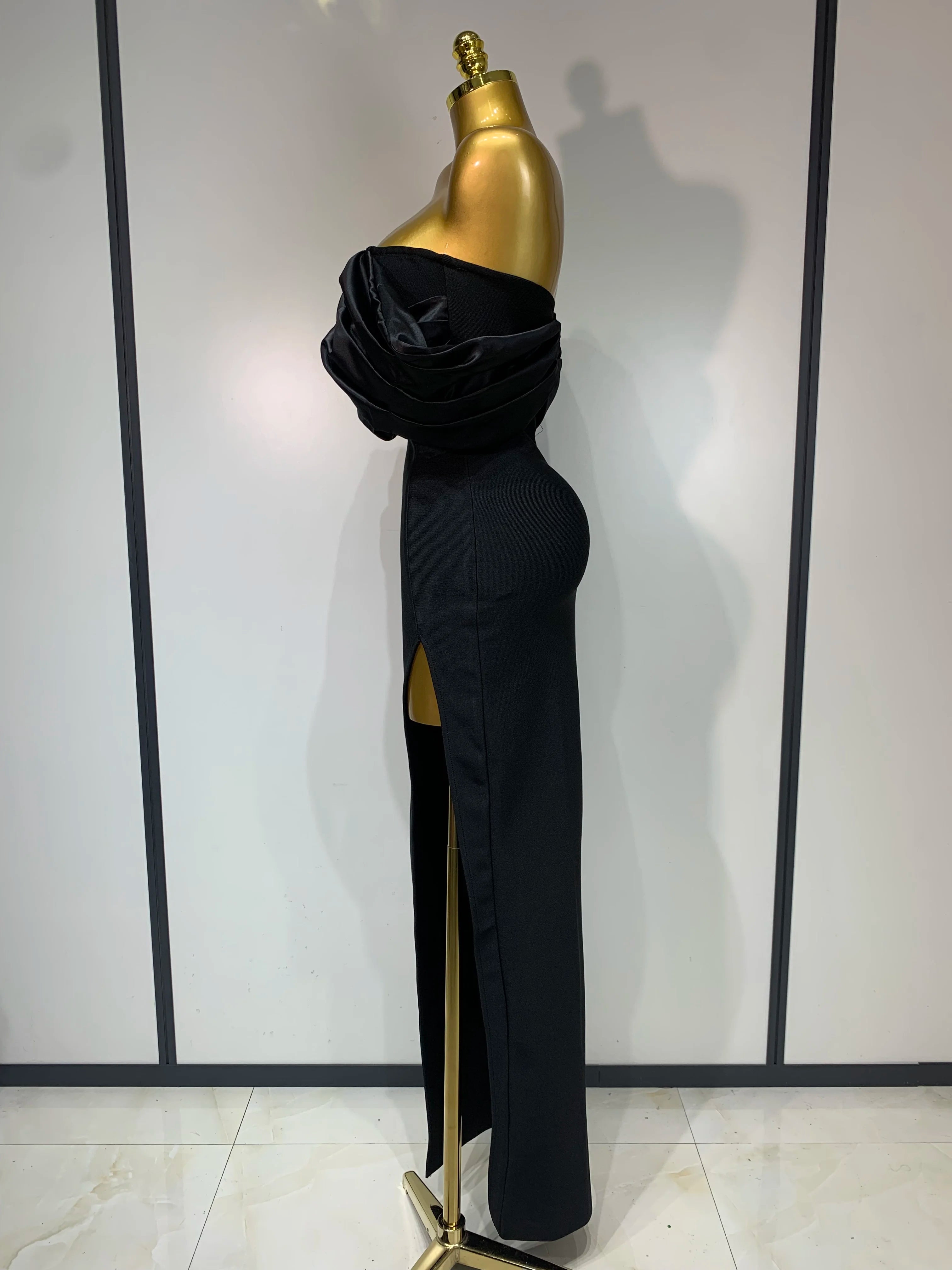 Women Sexy Off Shoulder Satin Patchwork Ruched Bodycon Bandage Dress Elegant wedding Guest Dress Evening Party Birthday Dress