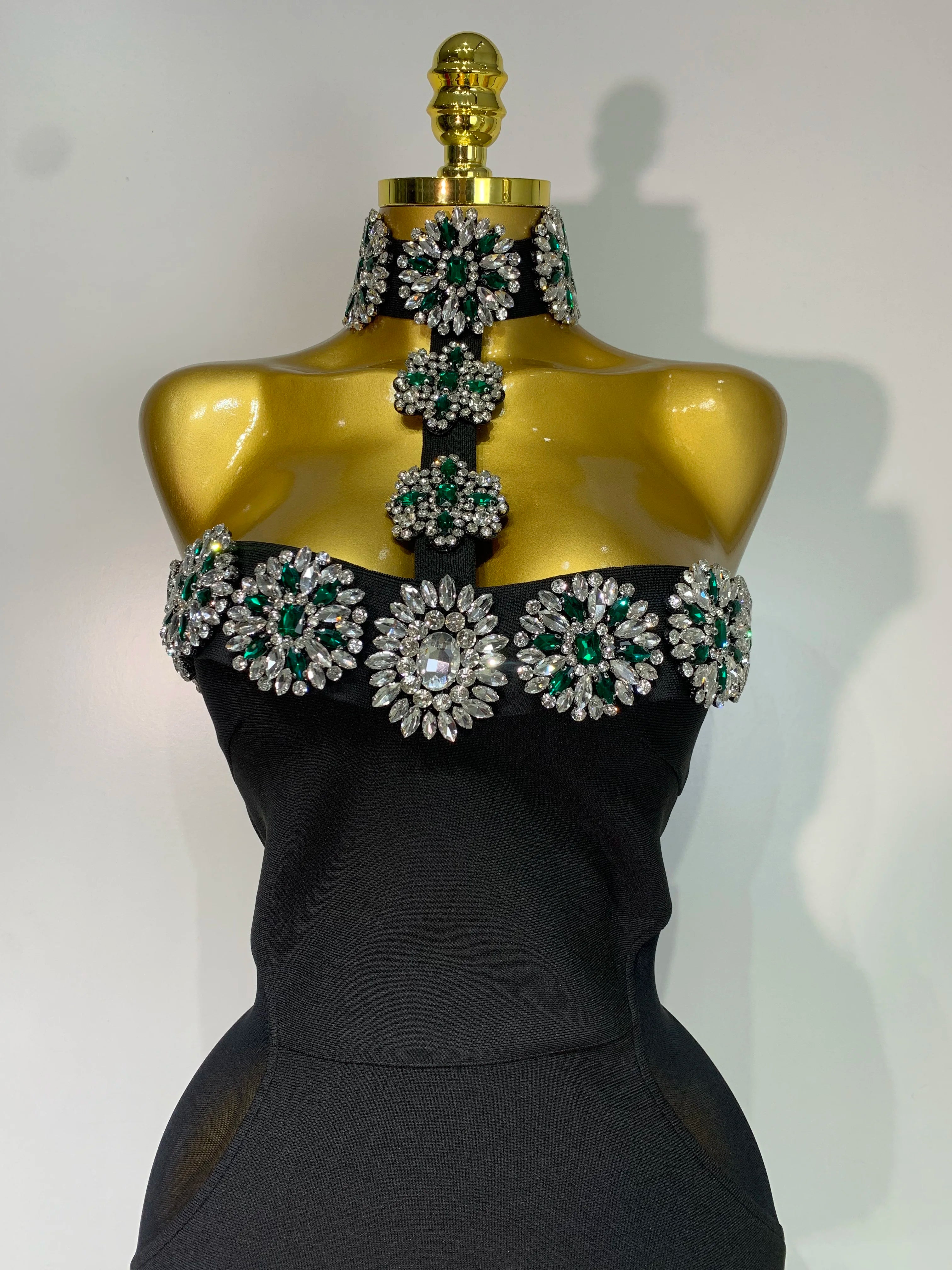 Women Celebrity Sexy Diamonds Crystal Off Shoulder Maxi Long Bodycon Bandage Dress 2025 Elegant Evening Club Party Luxury Dress