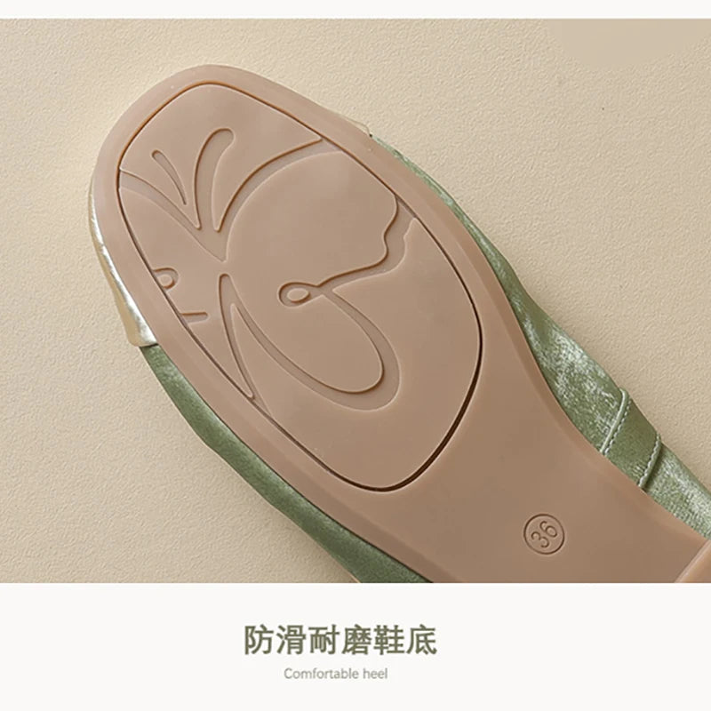 2024 New Women's Round Toe Flat Shoes - Casual Fashion Spring/Autumn Office Work Pumps Slip-On Comfort Ladies Flats New Arrival