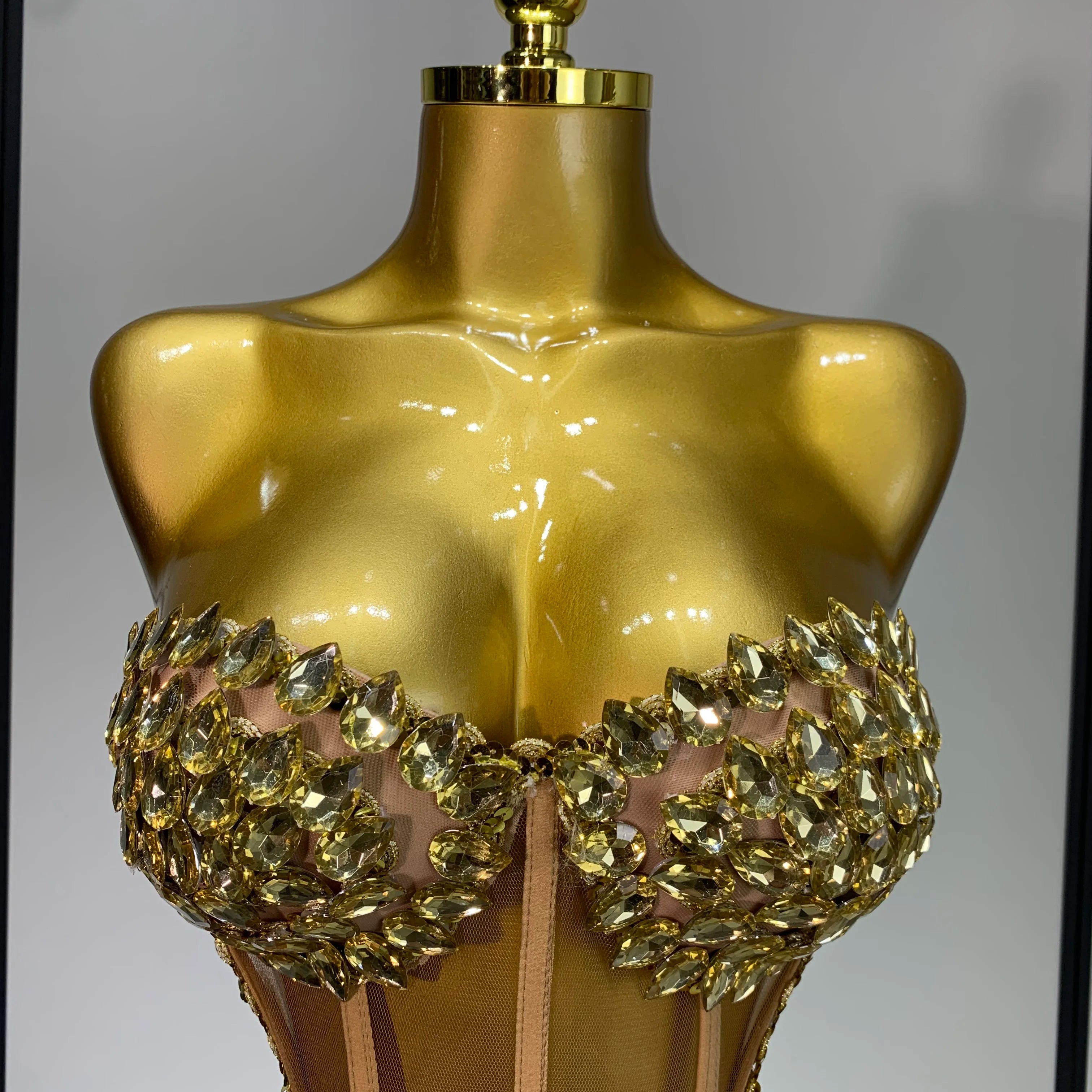 Sparkly Sequin Diamond Mesh Transparent Two Piece Set Women 2025 Sexy Evening Party Celebrate Birthday Photo Shoot Wear