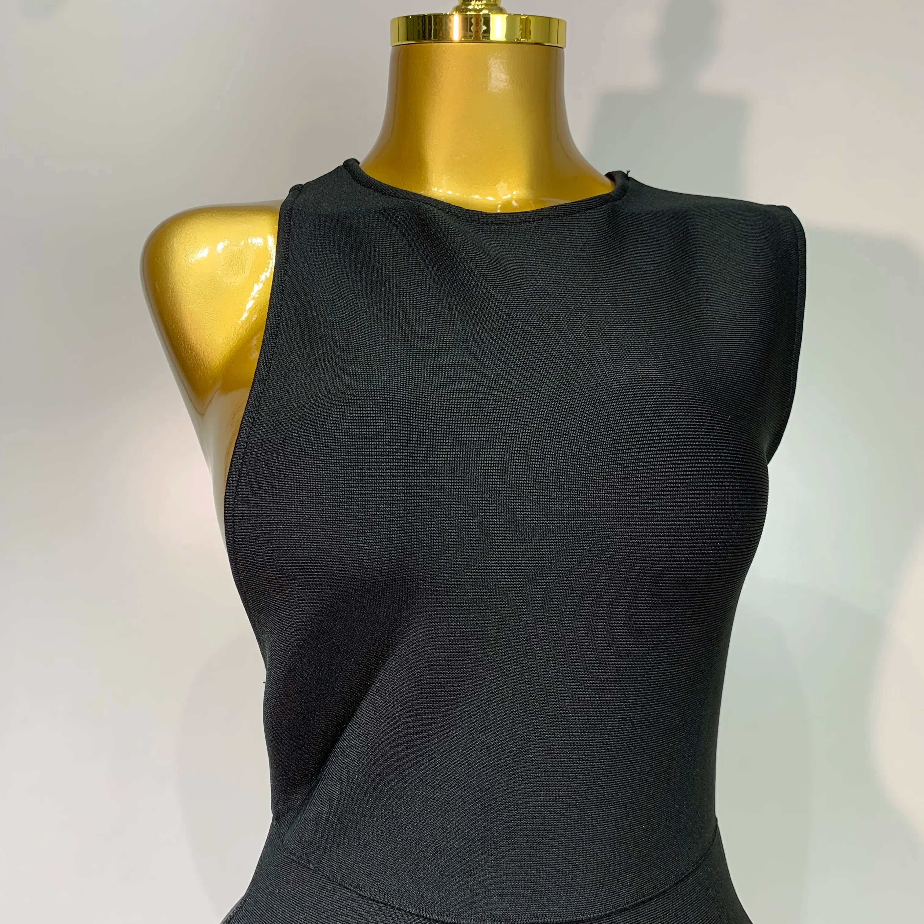 Women Sexy Backless Design Sleeveless Bodycon Bandage Dress 2025 Celebrity Elegant Evening Club Party Luxury Birthday Dresses