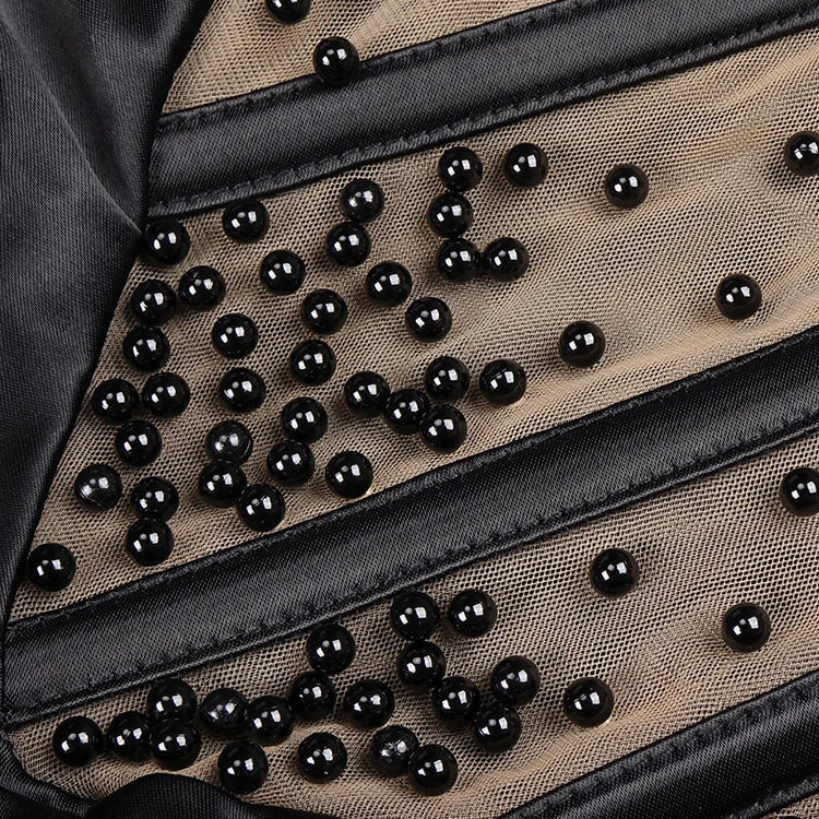 Elegance Satin Mermaid Gown One Shoulder Tulle Patchwork Stripes Crystals Details Pleated High Slit Celebrity Cocktail Gowns