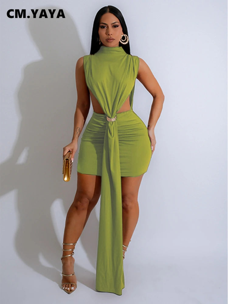 Women O-neck Ruched Stacked Bodycon Midi Mini Dress 2025 Summer Birthday Evening Party Club Vestidos Sexy Chic Dresses
