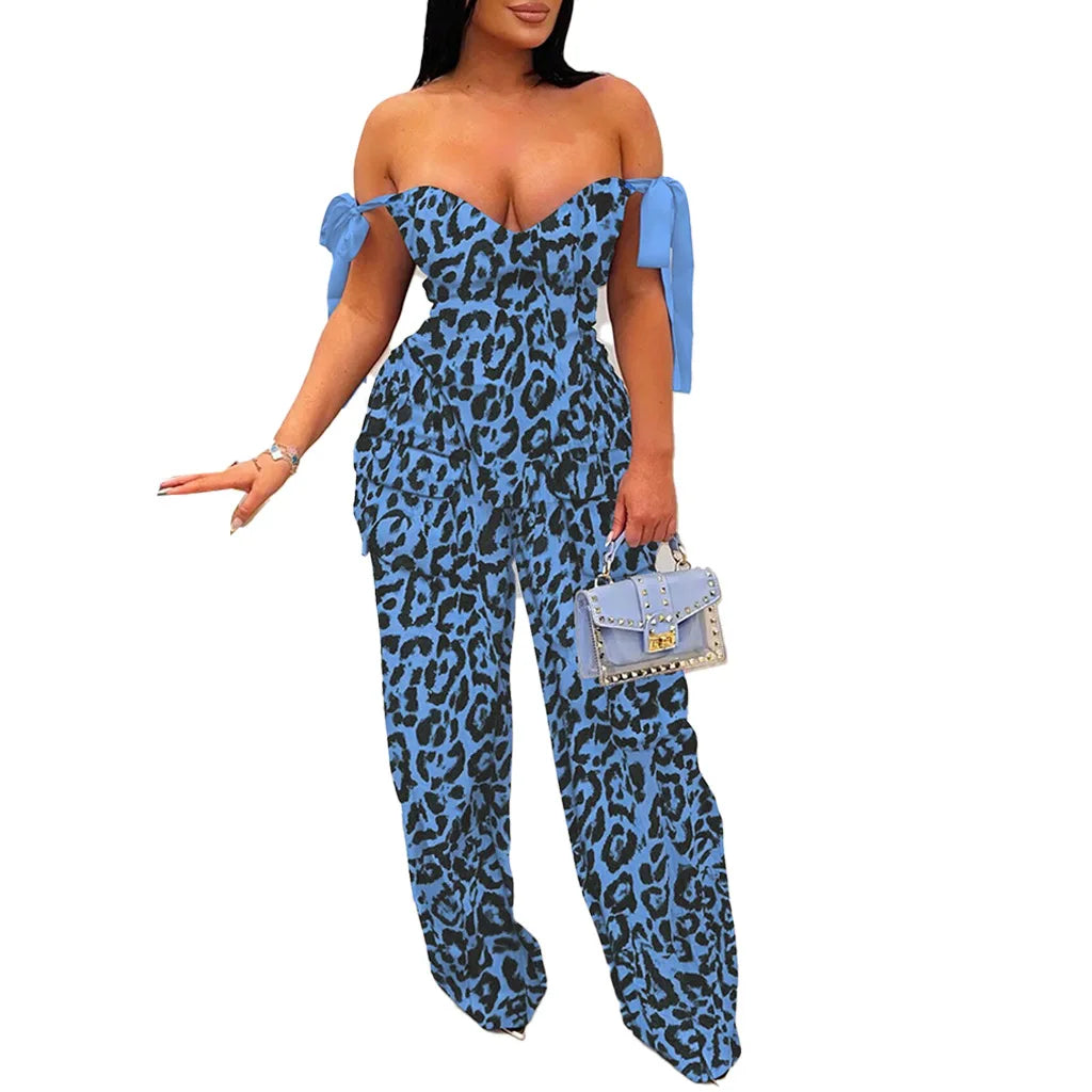 CM.YAYA Oil Painting Printed Women's Set Lace Up Back Crop Top and Pants Suit 2024 Fall Winter Two 2 Piece Sets Outfit Tracksuit