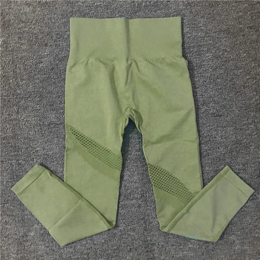 1/2Pcs Seamless Yoga Set Women Gym Sportswear Outfit Yoga Pant Leggings One Shoulder Sports Bra Workout Cloth Tracksuit army pant