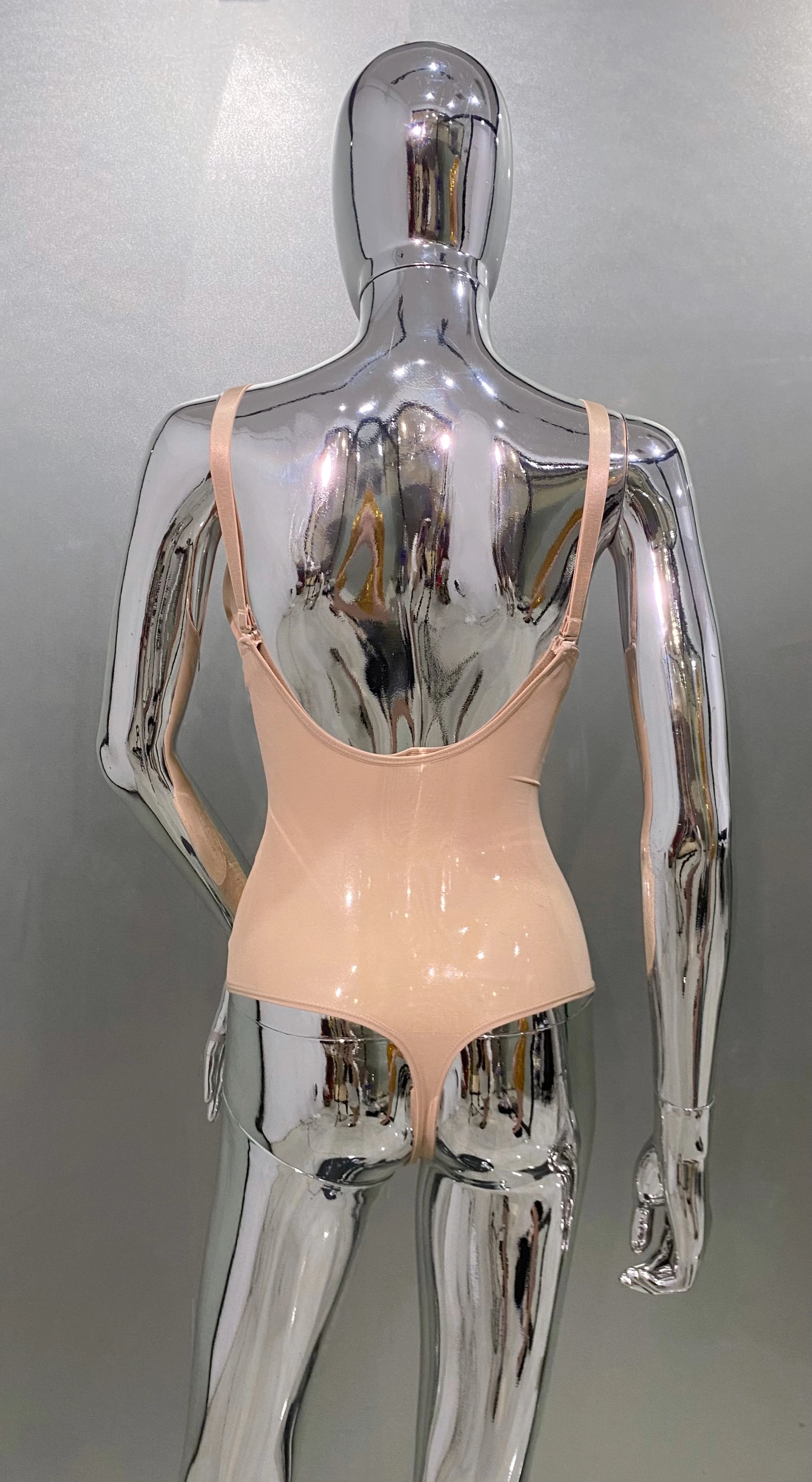 2 Color Woman Bodycon Body shaping Jumpbady Shapewear Evening Dress Under Wear Club Party Outfit Stage Performance Costume