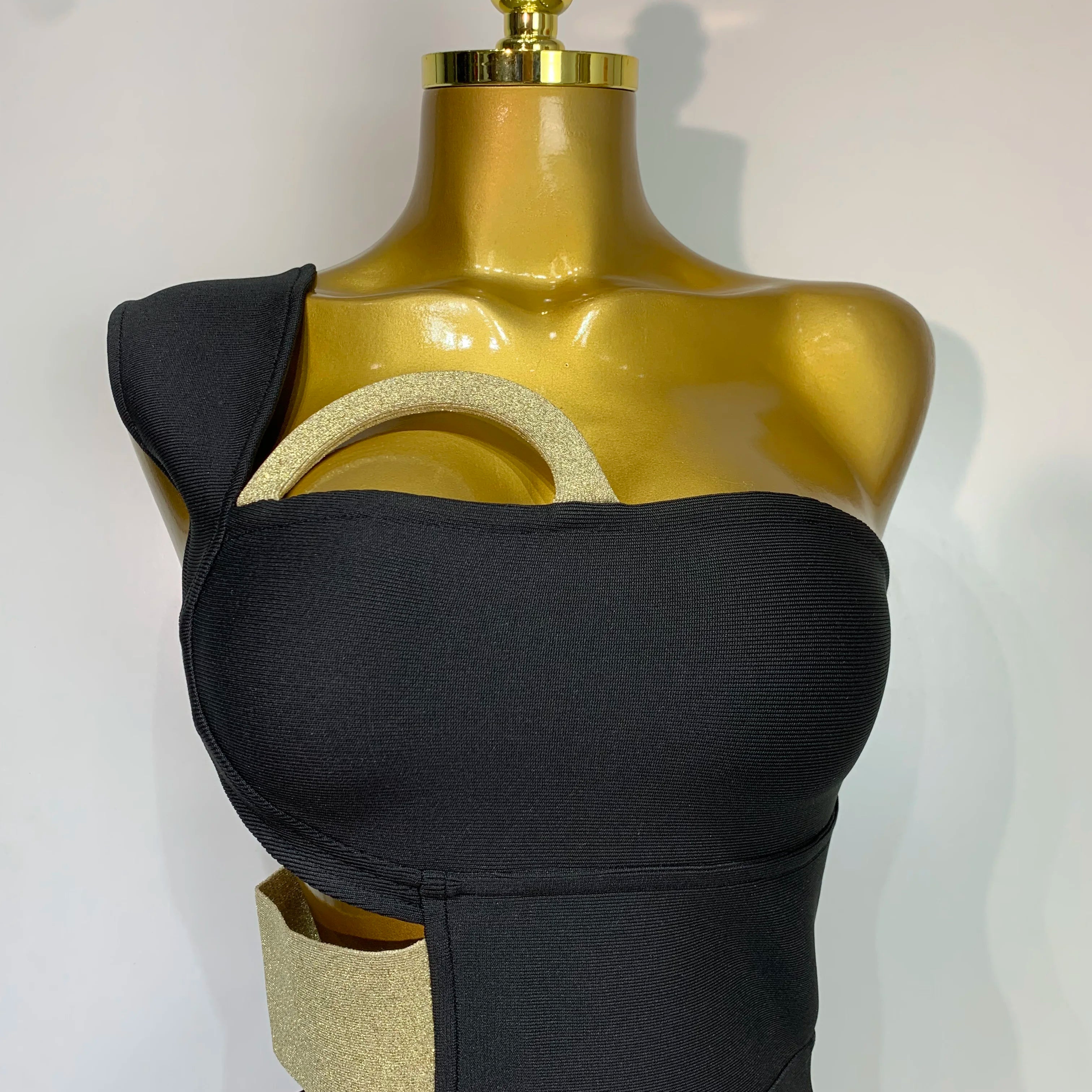 Luxury Birthday Dress Women Sexy Backless Black Bodycon Bandage Mini Dress Celebrate Birthday Evening Party Fashion Dress