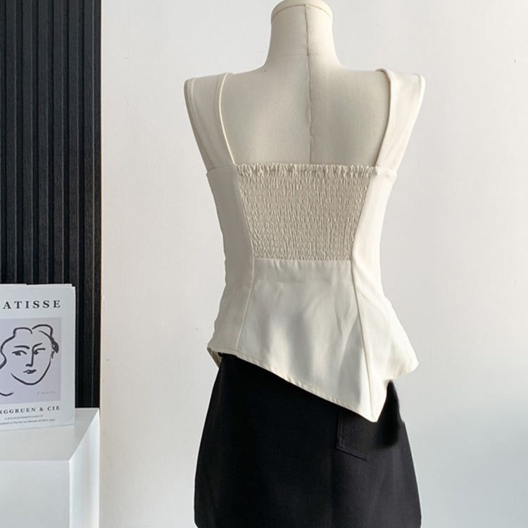 Vintage Lace Patchwork Tie Up Design Women Camisole 2024 Fashion New White Bow Tank Tops Hot Girls Asymmetrical Vest Clubwear