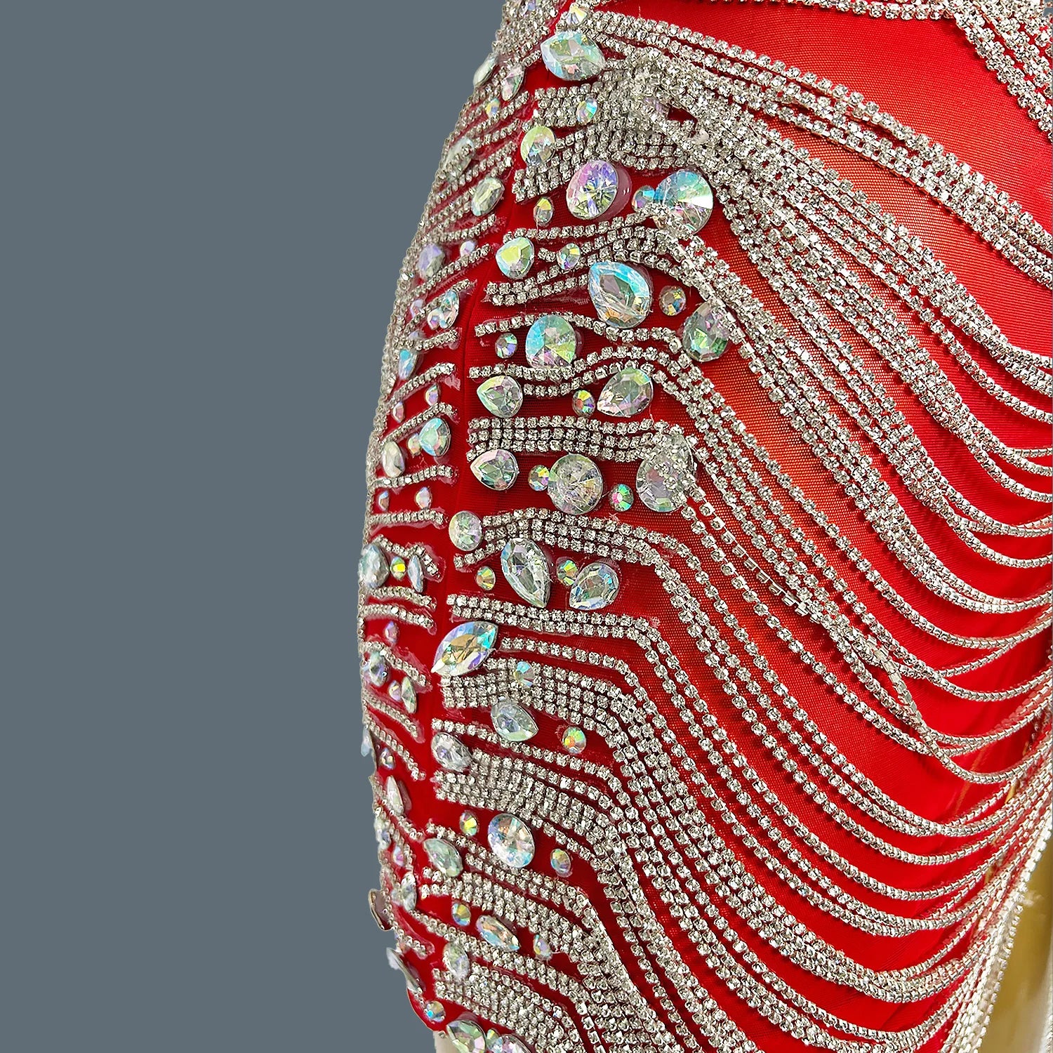 Luxury Dinners Women's Elegant Mini Dress Bar Sparkly Rhinestone Tassel Noble Evening Gown Party Nightclub Dance Sexy Wear Luoli