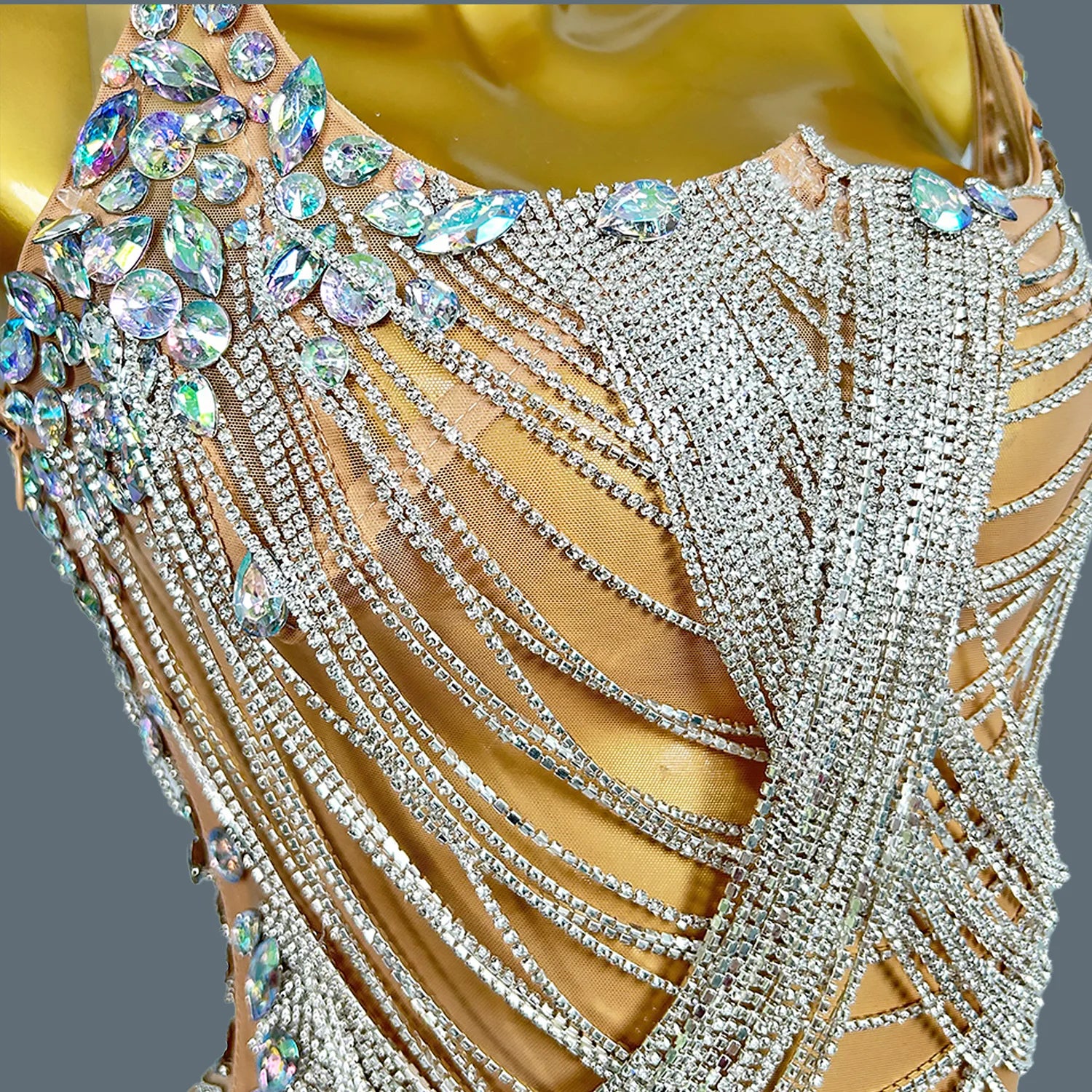 Sexy Halter Diamond Black Girls Party Mini Dress Luxury Tassel Beads Draped Cocktail Dress For Women Birthday Party Dress Luoli