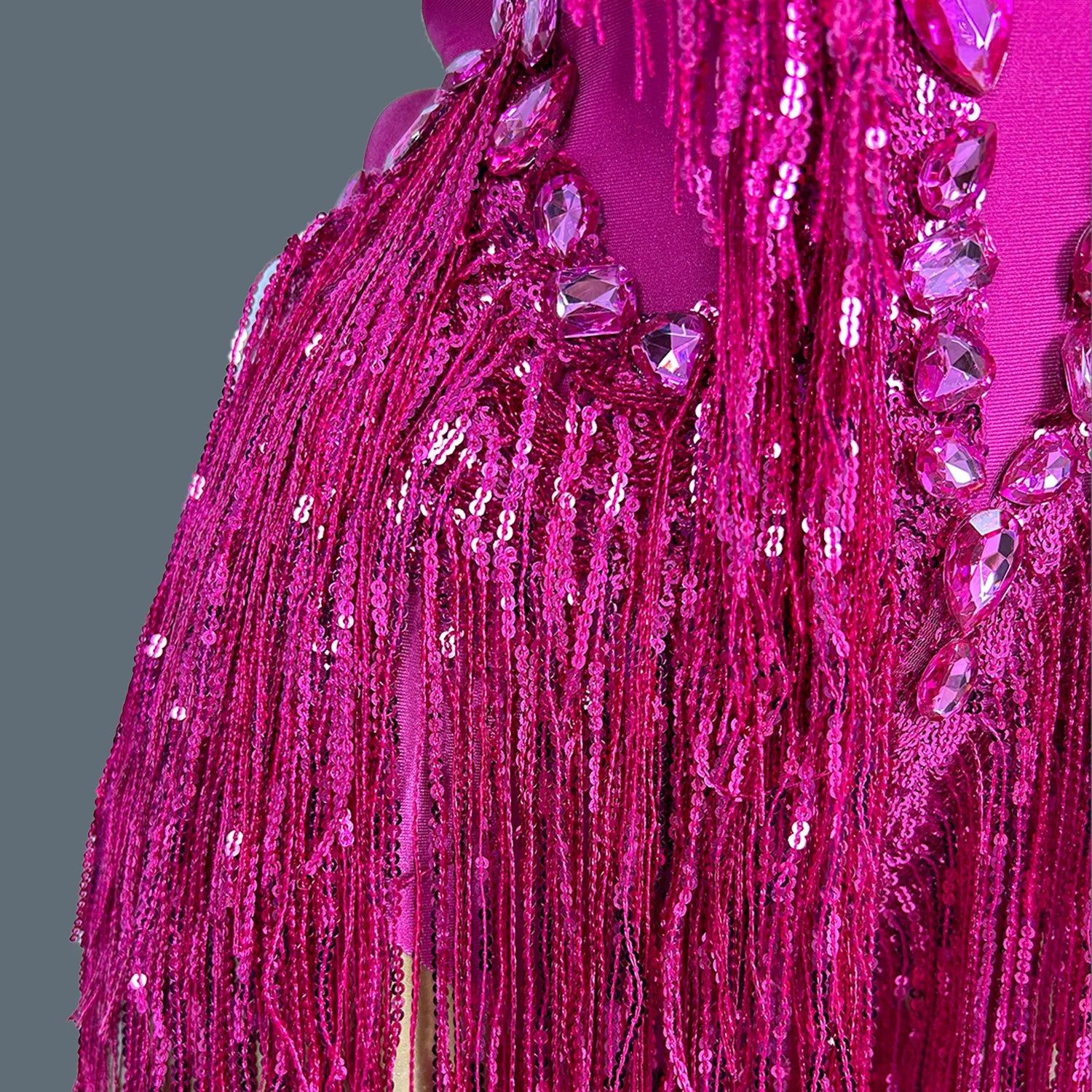 Women Summer Leotard Sexy Sleeveless Sequin Tassels High Elastic Bodysuit Singer Nightclub Stage Performance Clothing Shuye ﻿