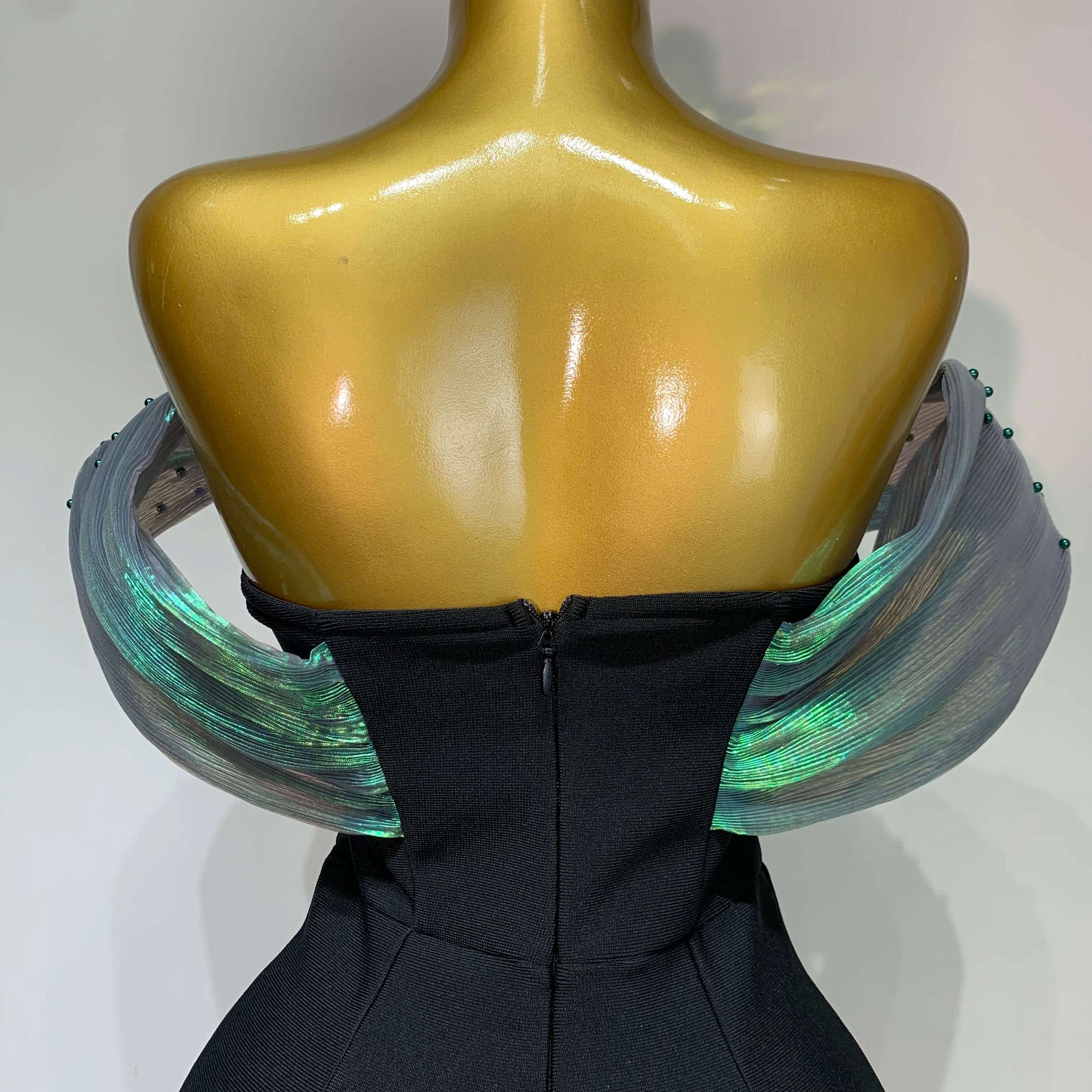 Women Celebrity Sexy Off Shoulder Beading Bodycon Maxi Long Bandage Dress 2025 Elegant Evening Club Party Luxury Birthday Outfit