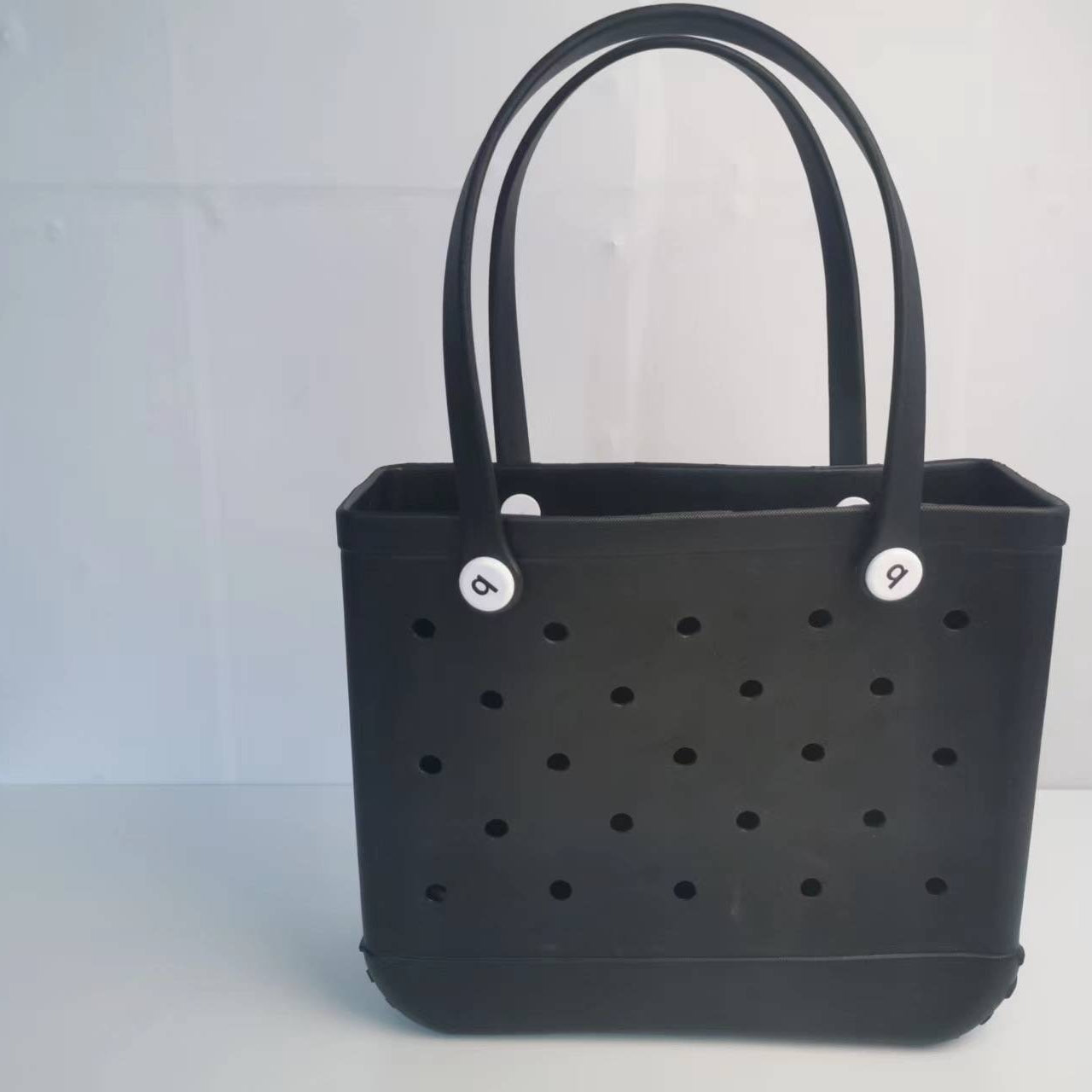 Rubber Beach Bags Waterproof Sandproof Large Size Outdoor EVA Portable Travel Bags Washable Tote Bag For Beach Sports Market Black