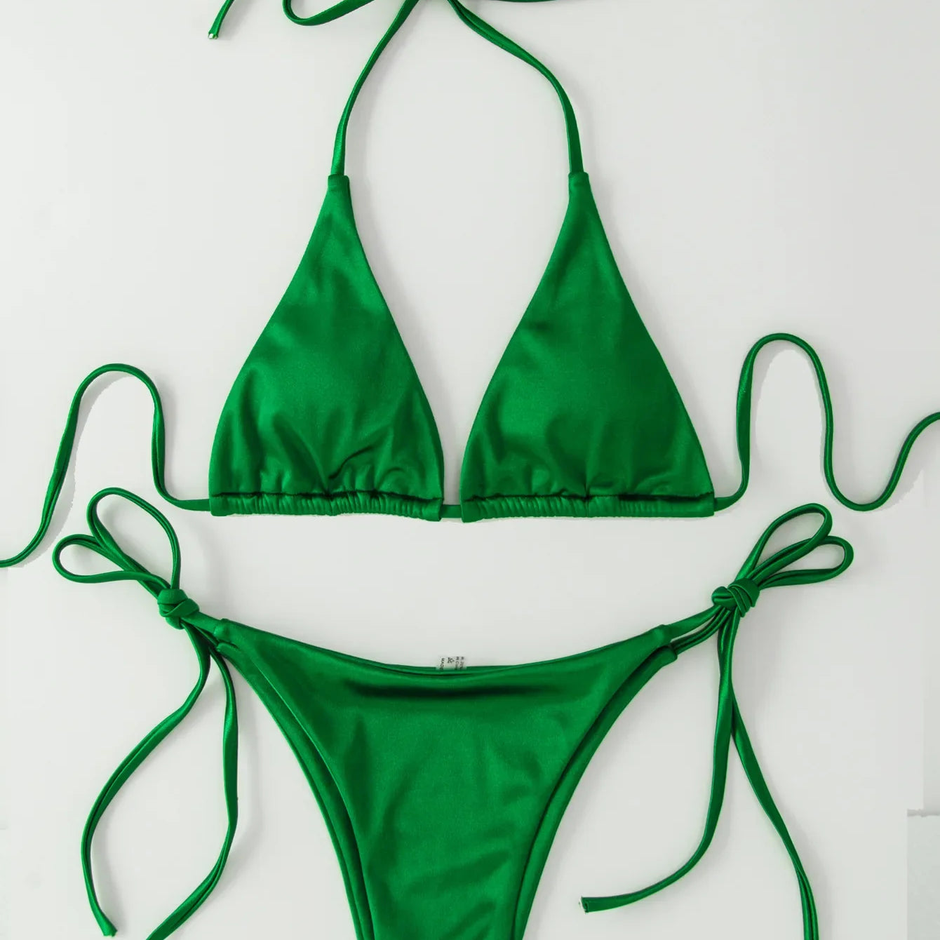 Women Sexy Micro Mini Bikini Thong Halter G-String Bra Bikinis Set Swimwear Backless New Swimwear Bathing Suits 16