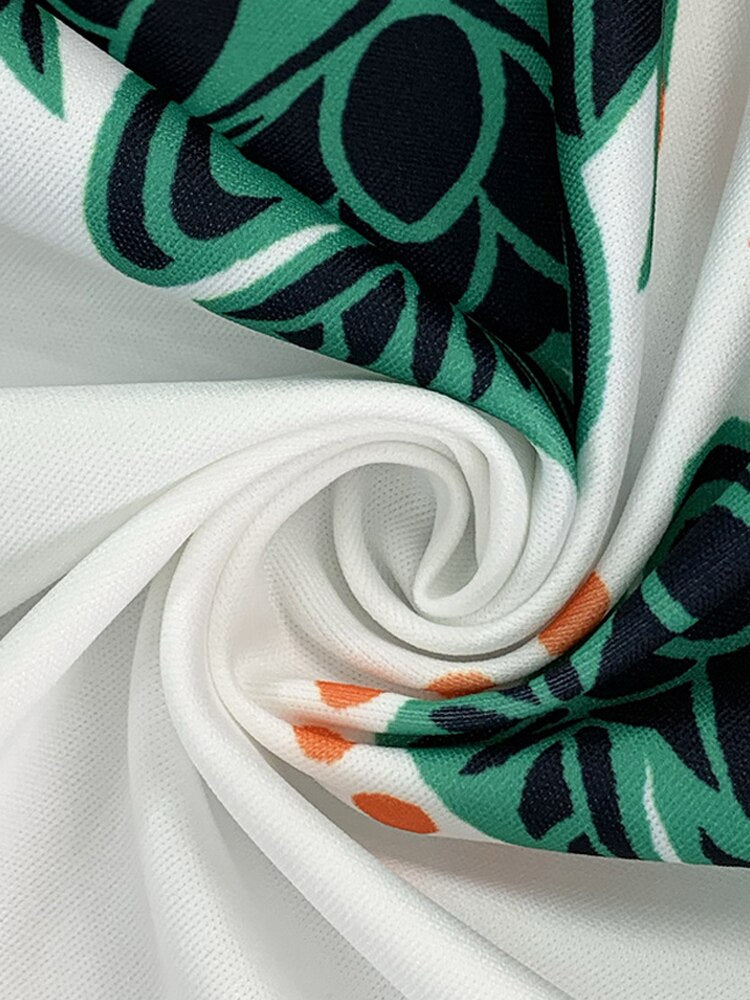 Printed Lapel Blouse Pants Sets Women 2024 Autumn Long Bat Sleeve Shirt Tops Loose Wide Leg Pant 2 Piece Set Female Casual Suit