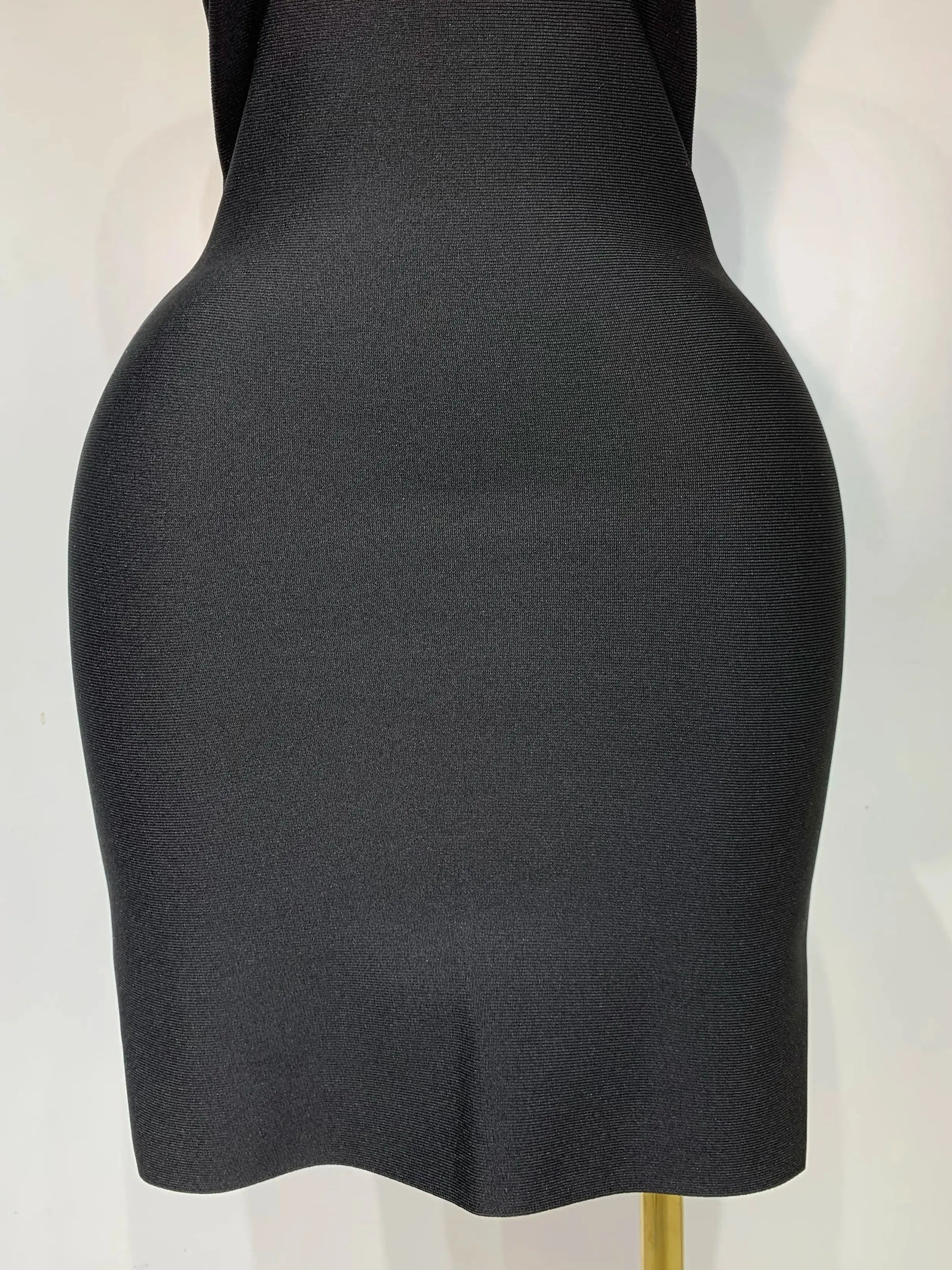 Women Sexy Backless White Shirt Collar Black Mini Bodycon Bandage Dress 2025 Elegant Evening Club Party Luxury Birthday Dresses