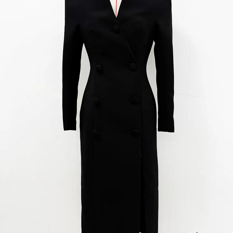 Black Red Color Women Long Sleeve Sexy Off the Shoulder Bodycon Mid-calf Evening Party Dress Celebrity Red Carpet Outfit black