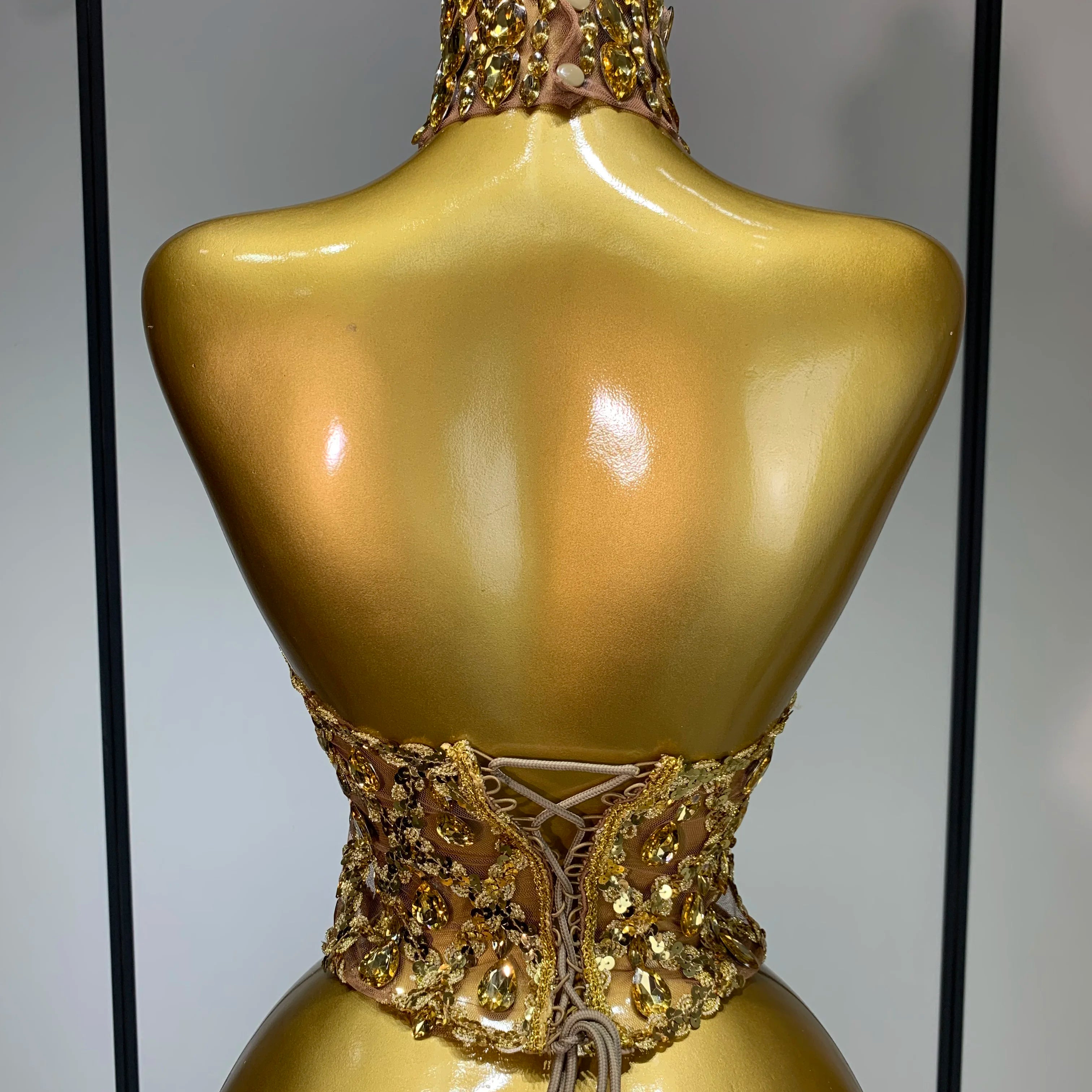 Shining Rhinestones Sexy Transparent Mesh Top Women Evening Party Celebrate Fashion Show Singer Dancer Nightclub Stage Costume