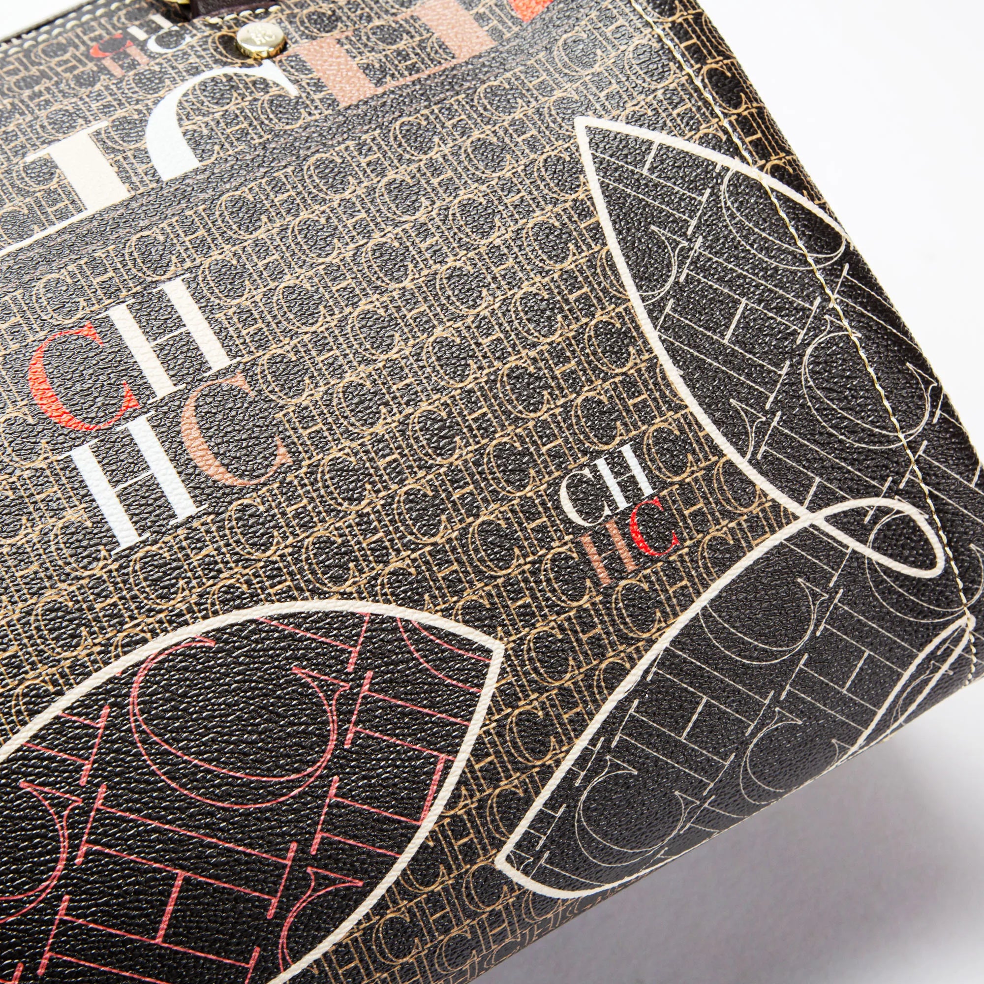 CH Fashionable and Luxury Design Spring 2024 New Women's Handbag Jacquard Colorful Women's Commuting Crossbody Bag