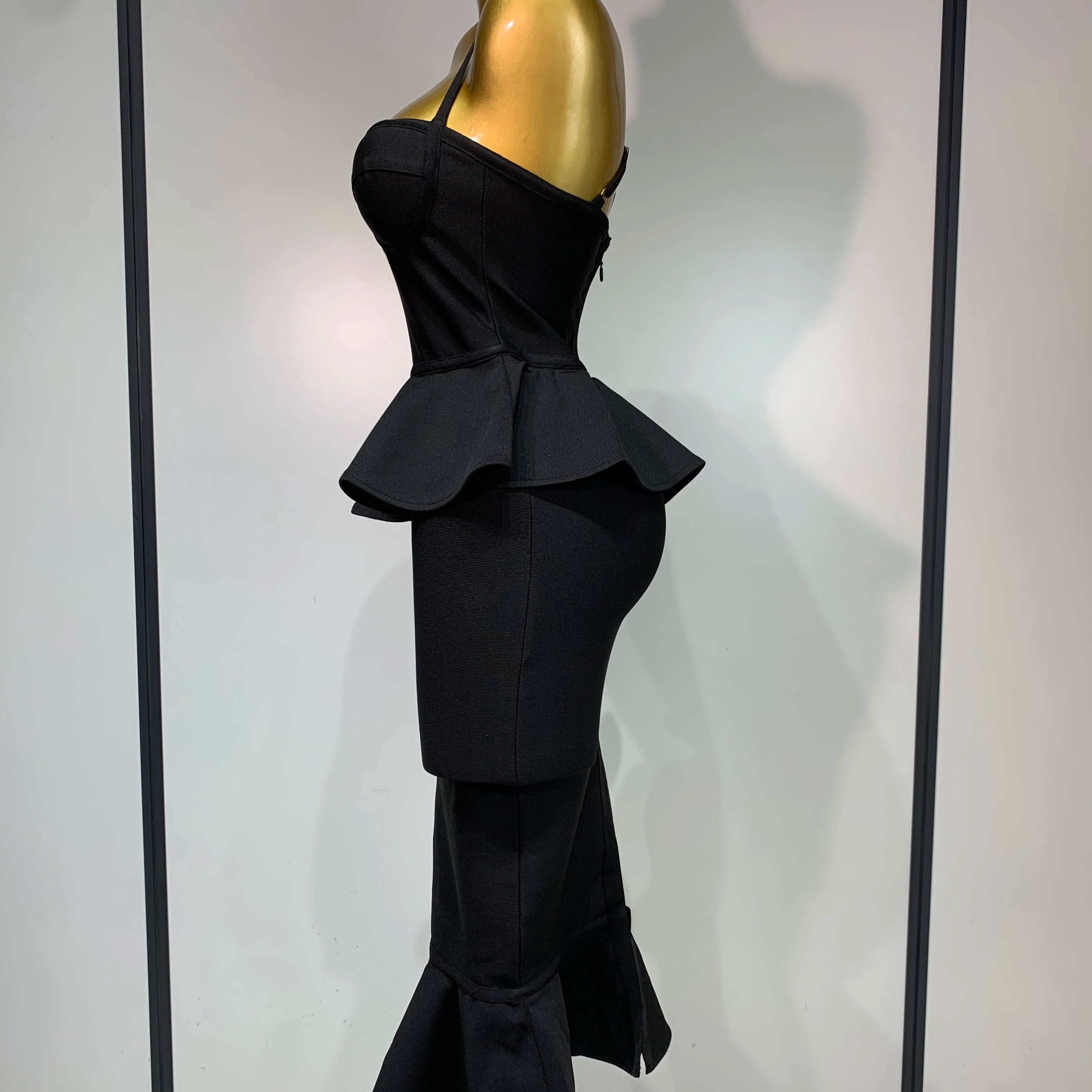 Women Sexy Backless Tierred Bodycon Bandage Dress 2025 Celebrity Elegant Evening Party Club Wedding Dress Birthday Vestido