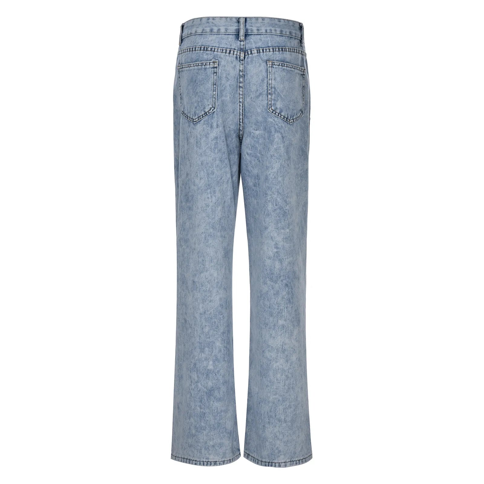 Women Casual Loose Jeans Stretch Solid Color Button Pocket Trousers Y2k Jeans Jeans for Women Female Clothes Loose Jeans Ladies