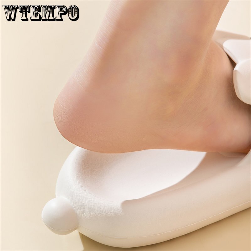 Women's Cute Rabbit Slippers Summer Animal Shower Flip Flops Indoor Sweet Pink Slides Ladies Shoes Wholesale Dropshipping