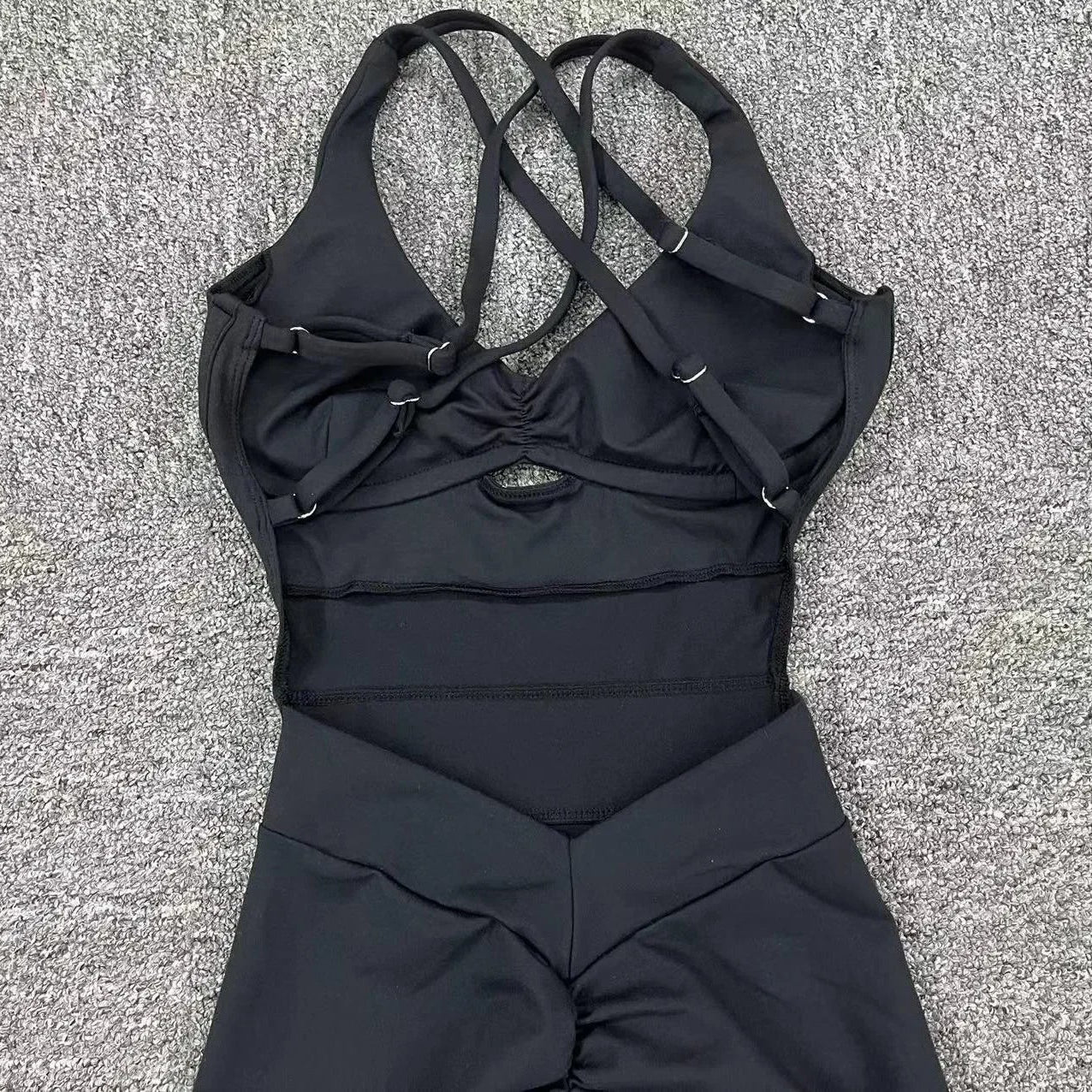 Sporty Jumpsuit Women Sportwear Push Up Gym Set Women Fitness Overalls Lycra Sport Outfit for Woman Sportswear Yoga Clothes PINK